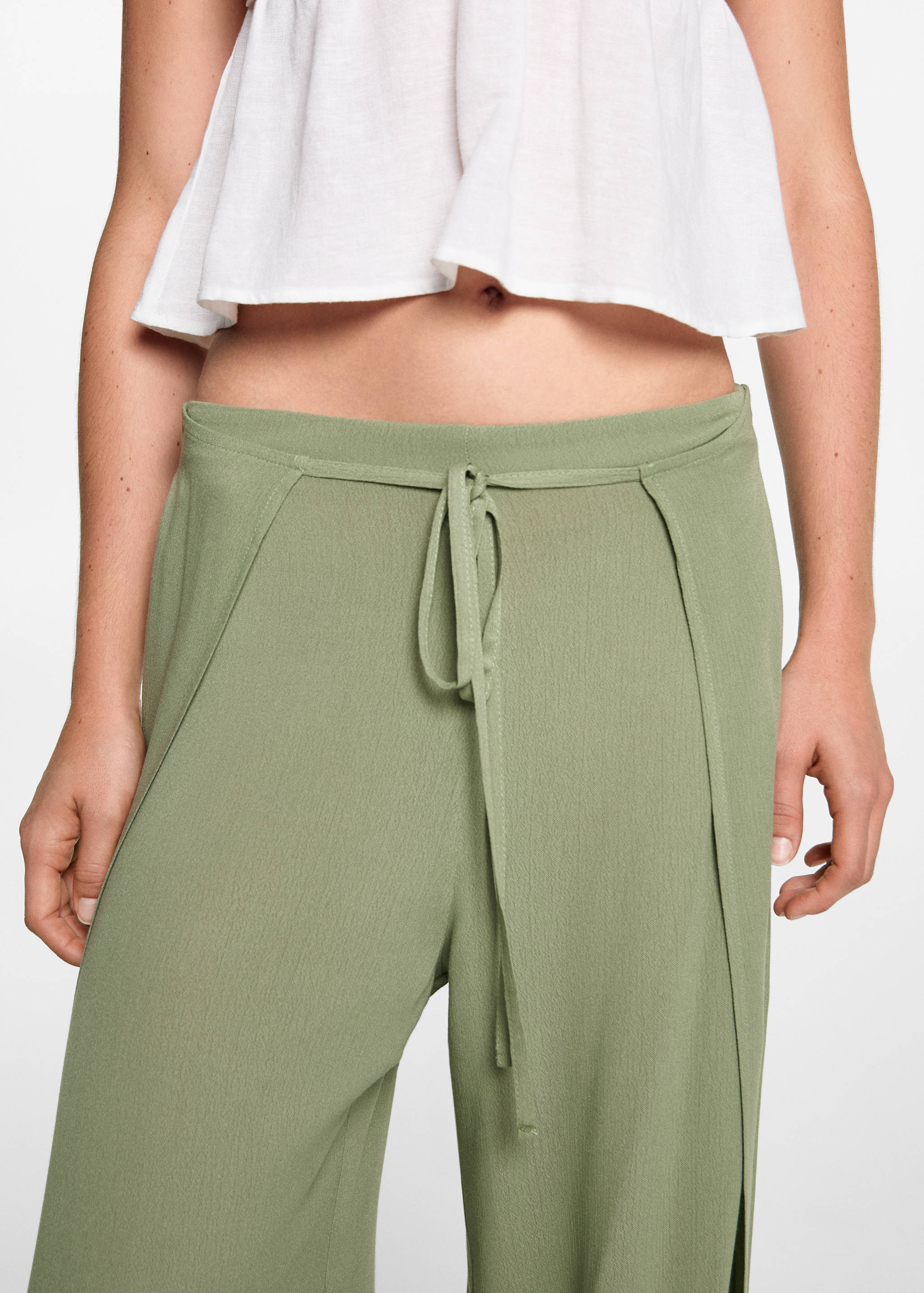 Palazzo trousers with openings - Details of the article 6
