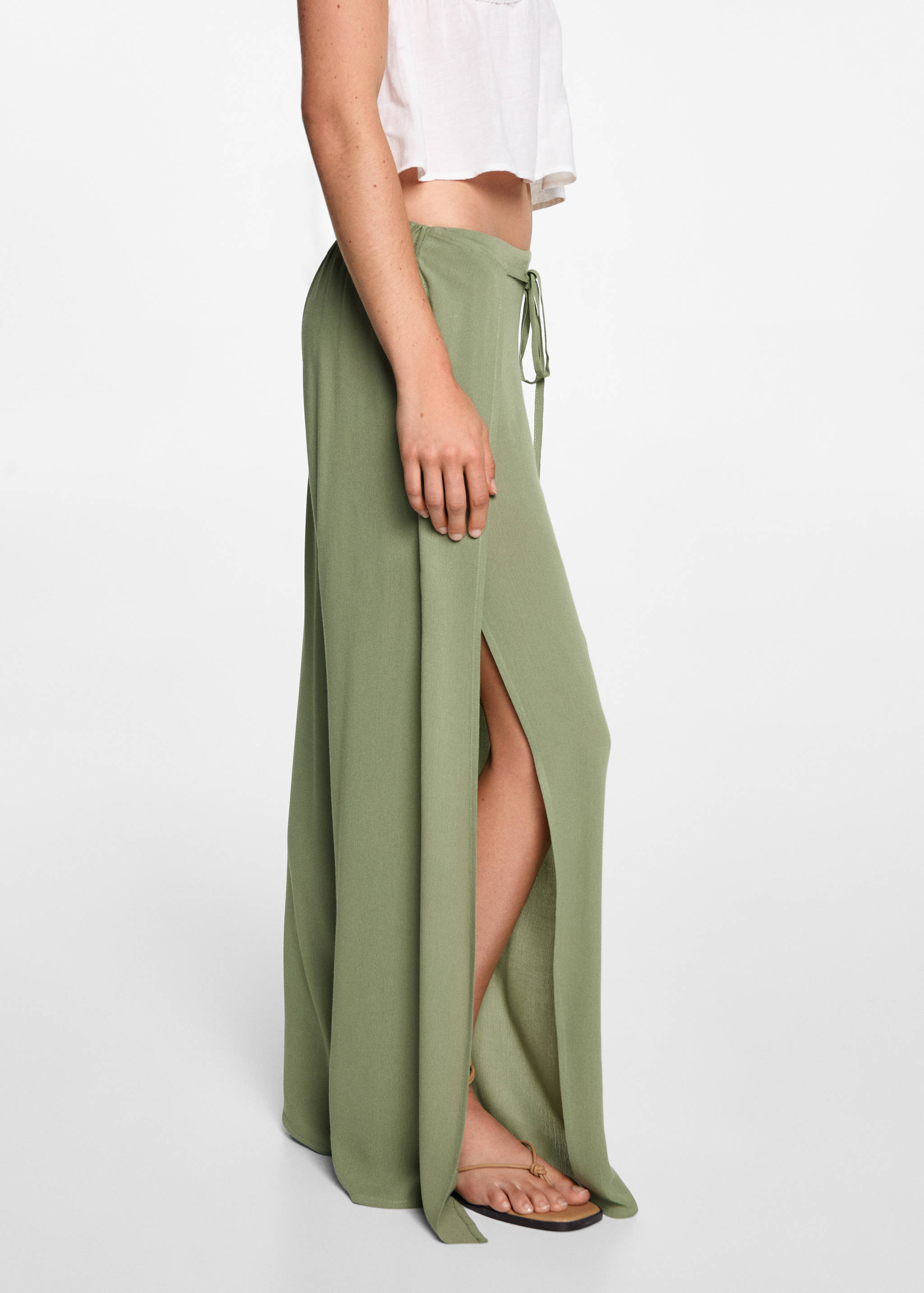 Palazzo trousers with openings - Details of the article 2