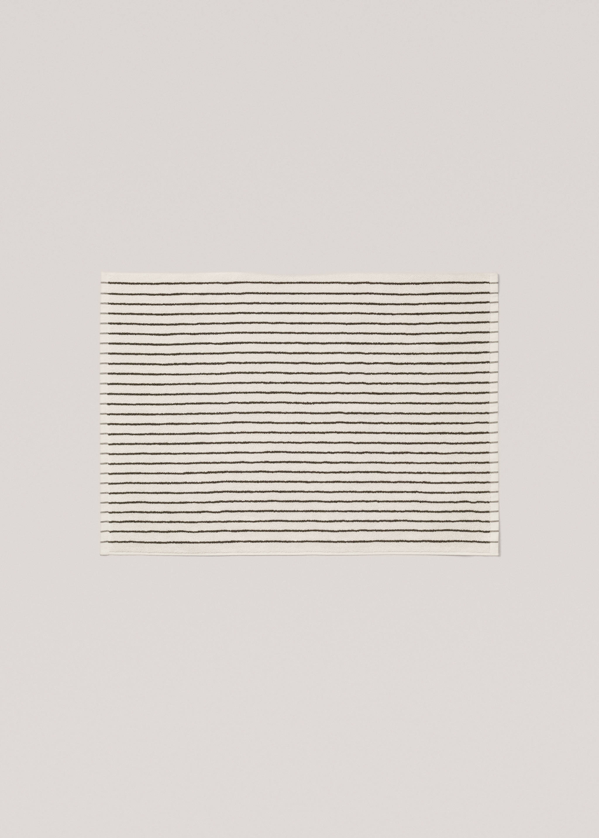 Striped cotton rug - Article without model