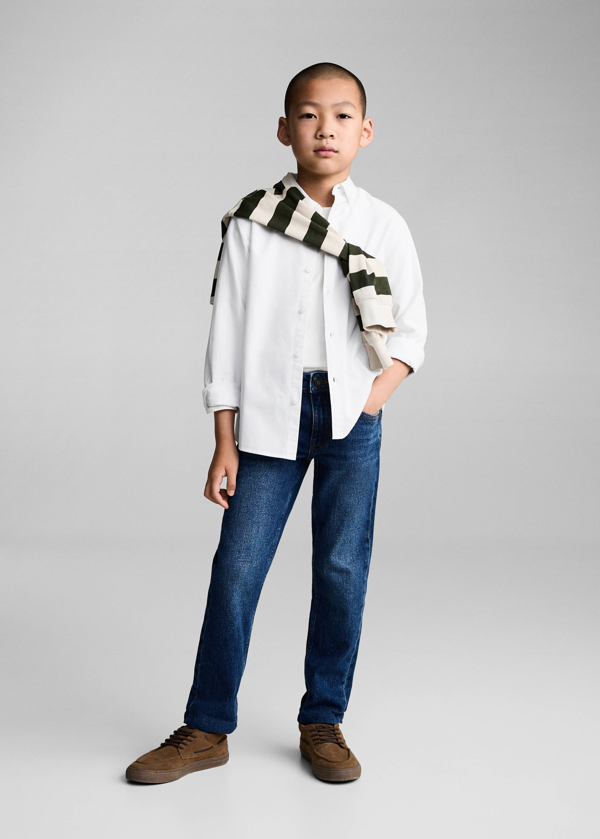 Oxford cotton shirt - General plane