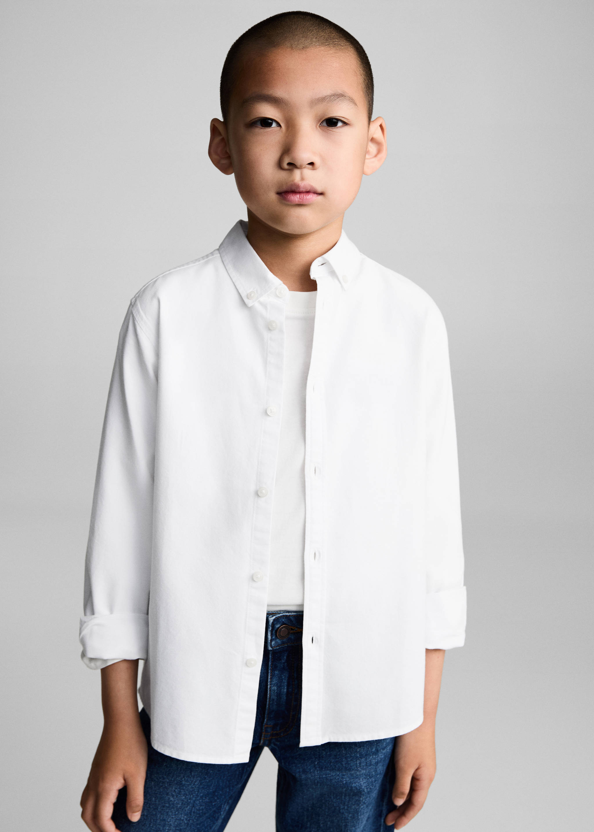 Oxford cotton shirt - Medium plane