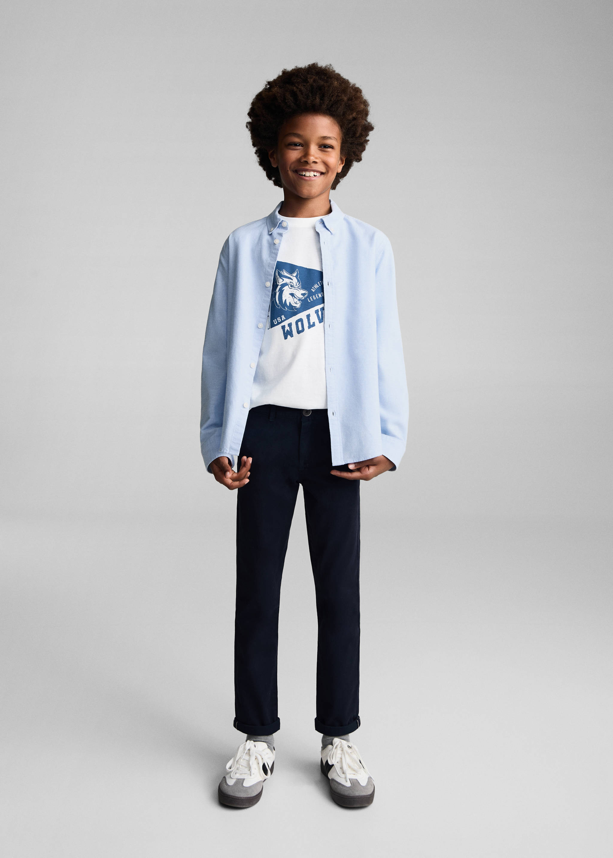 Oxford cotton shirt - General plane