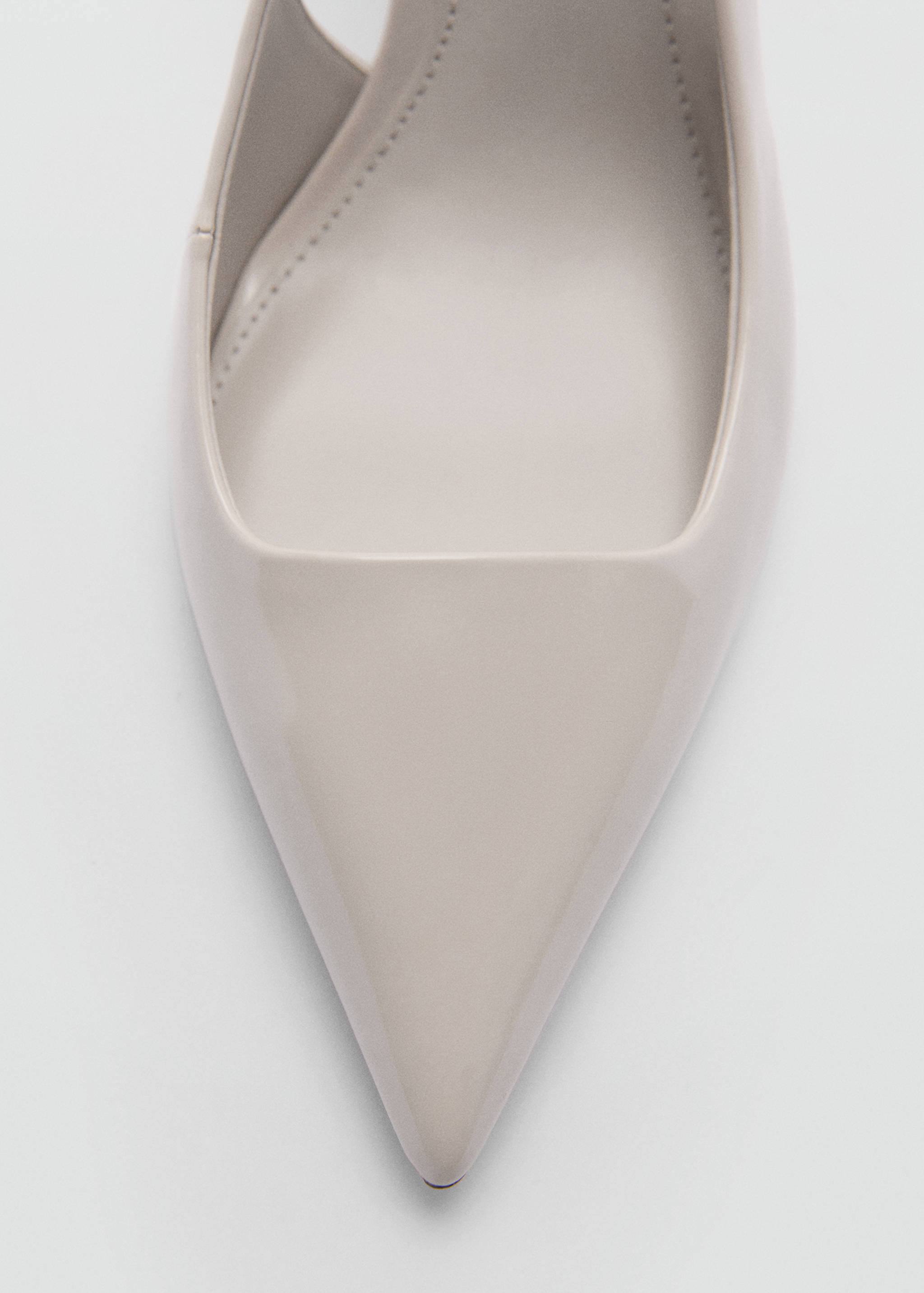 Patent-effect stiletto-heel shoes - Details of the article 1