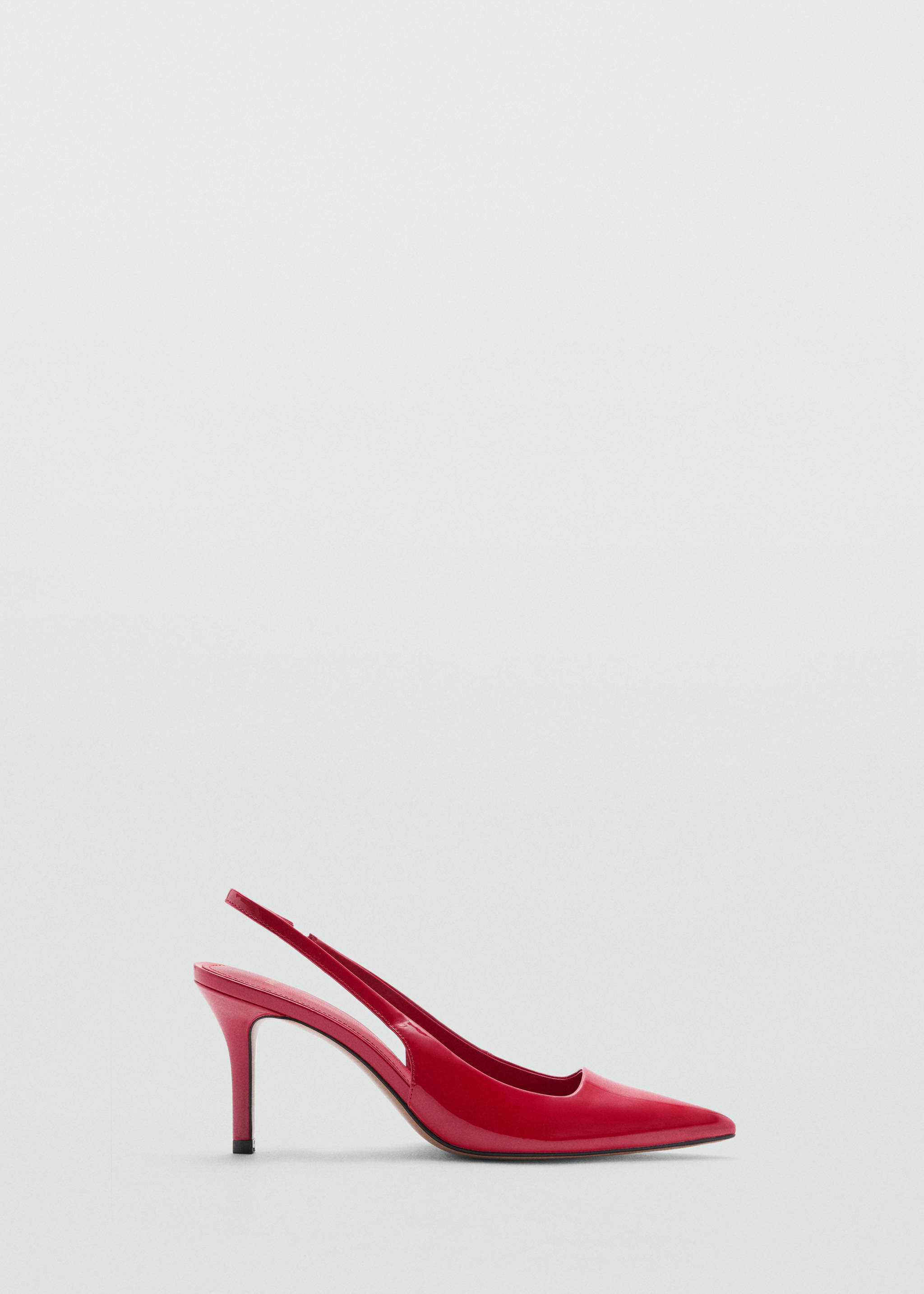 Patent-effect stiletto-heel shoes - Article without model