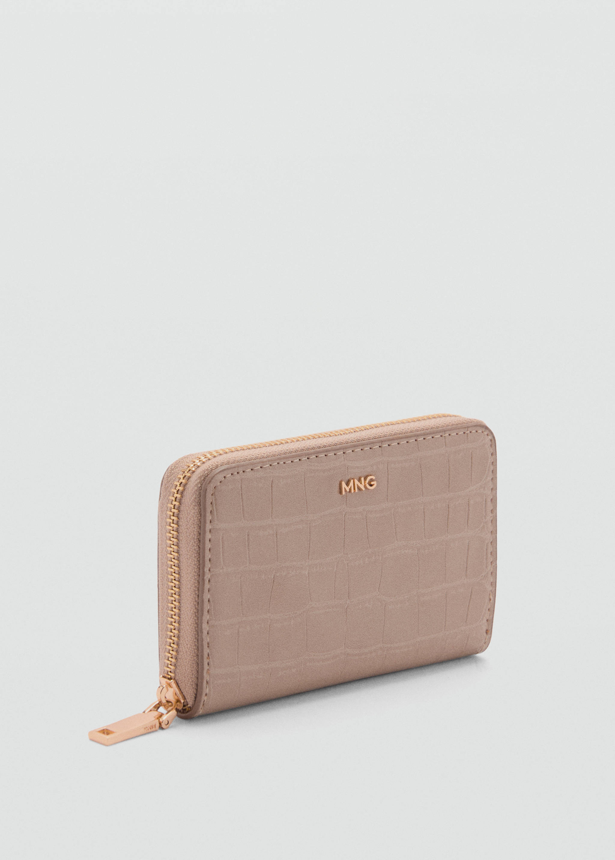 Porte-monnaie effet croco - Plan moyen