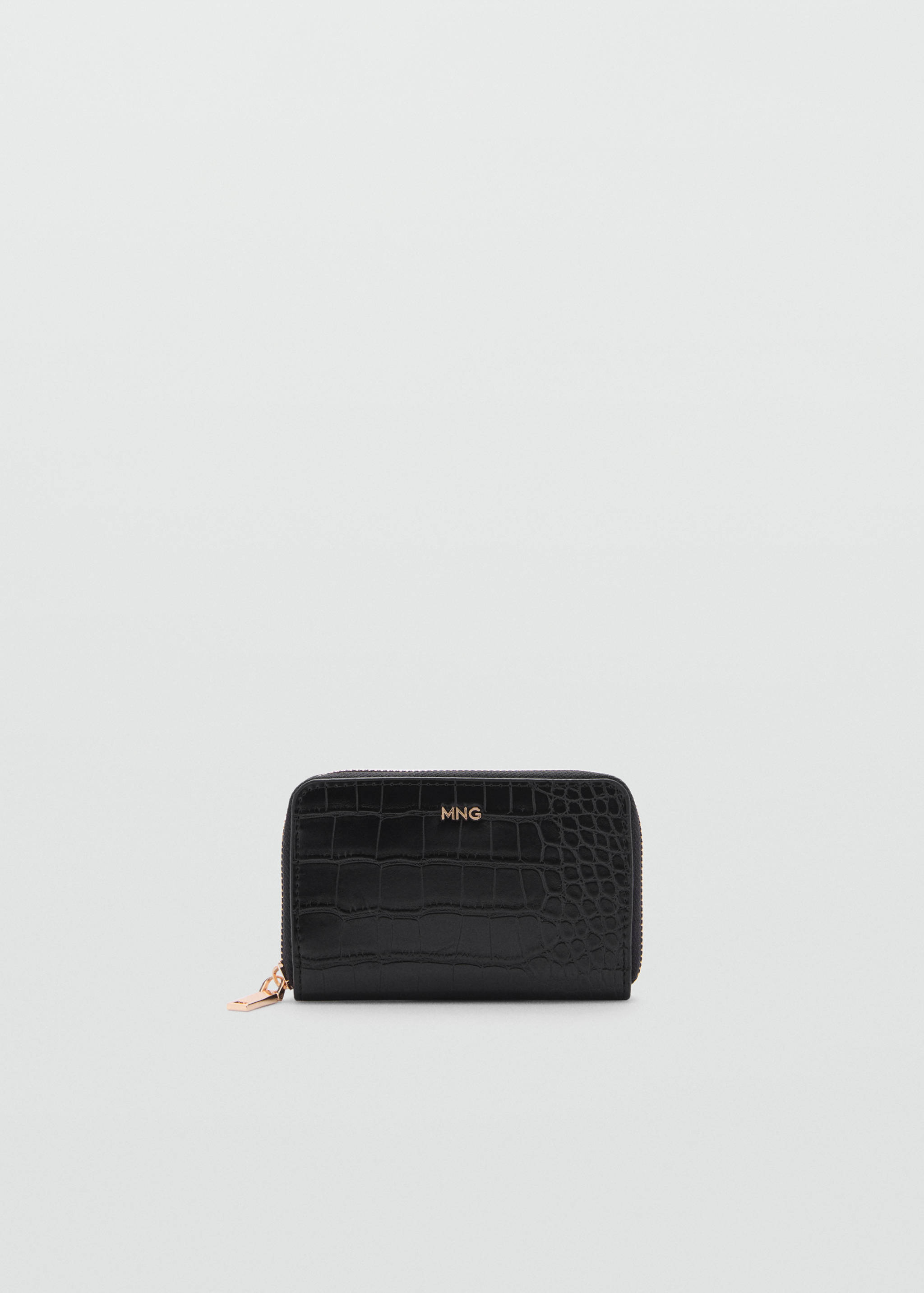 Crocodile-effect purse - Article without model