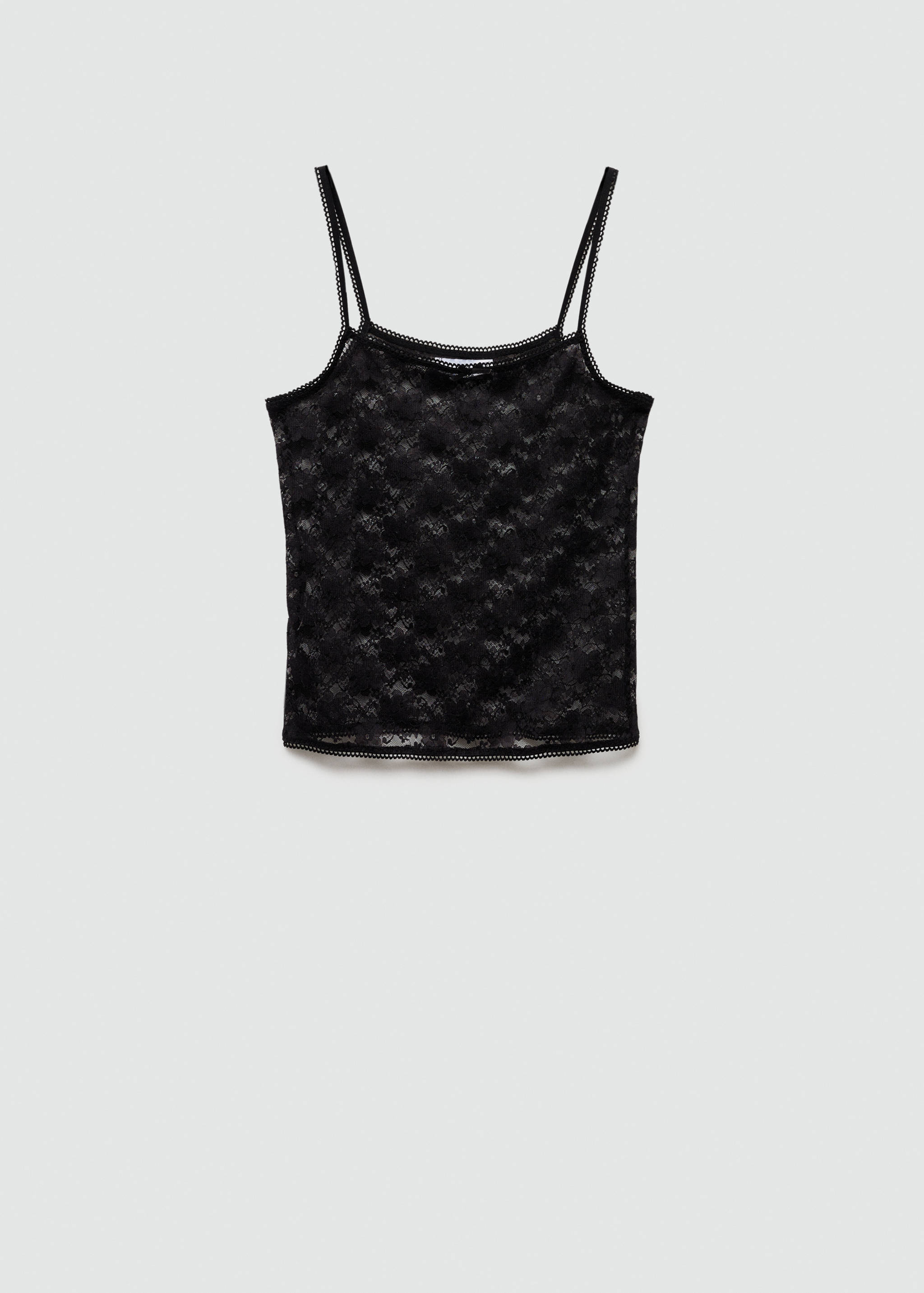 Top bretelles dentelle - Article sans modèle