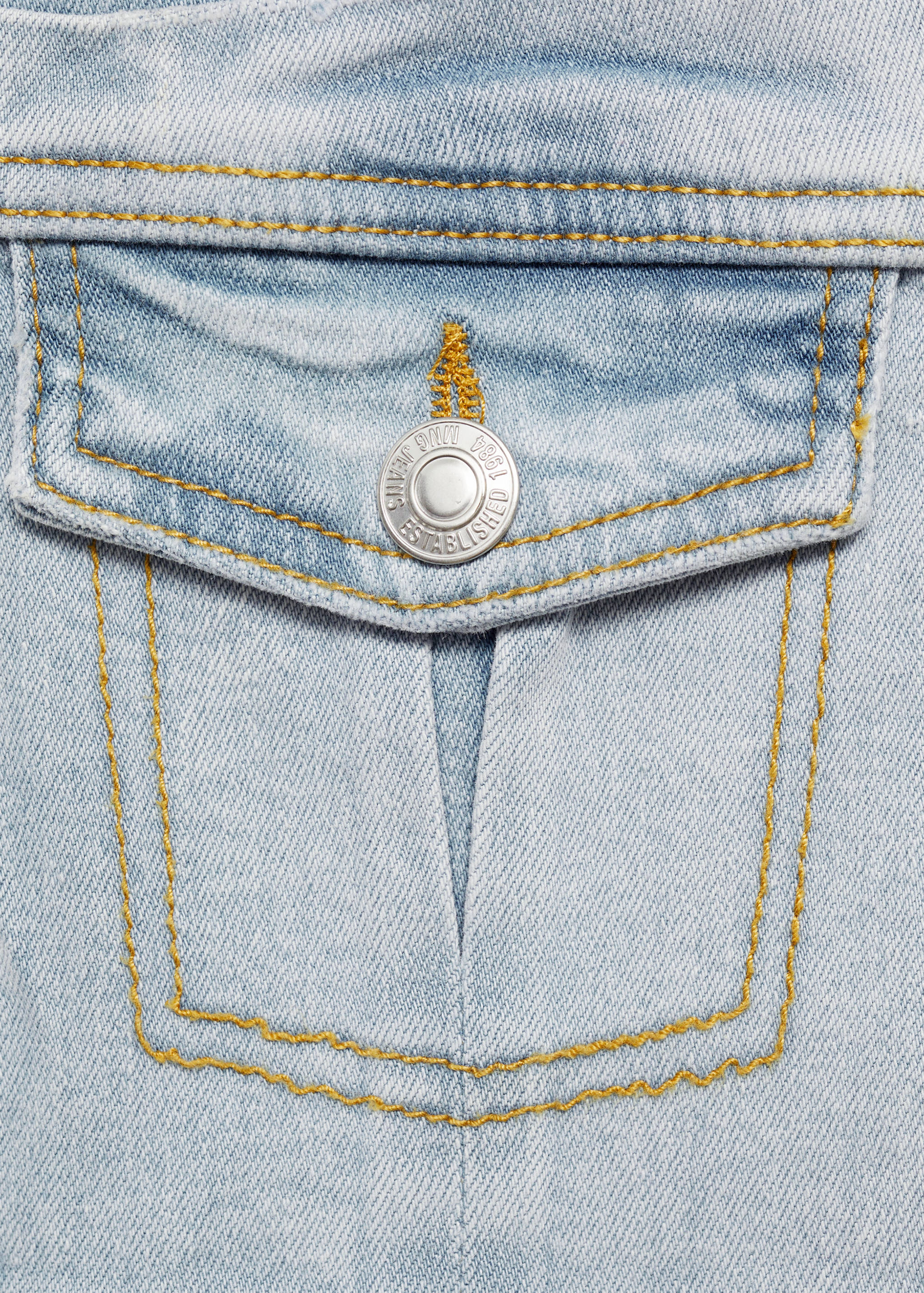 Straight-fit capri jeans - Details of the article 0