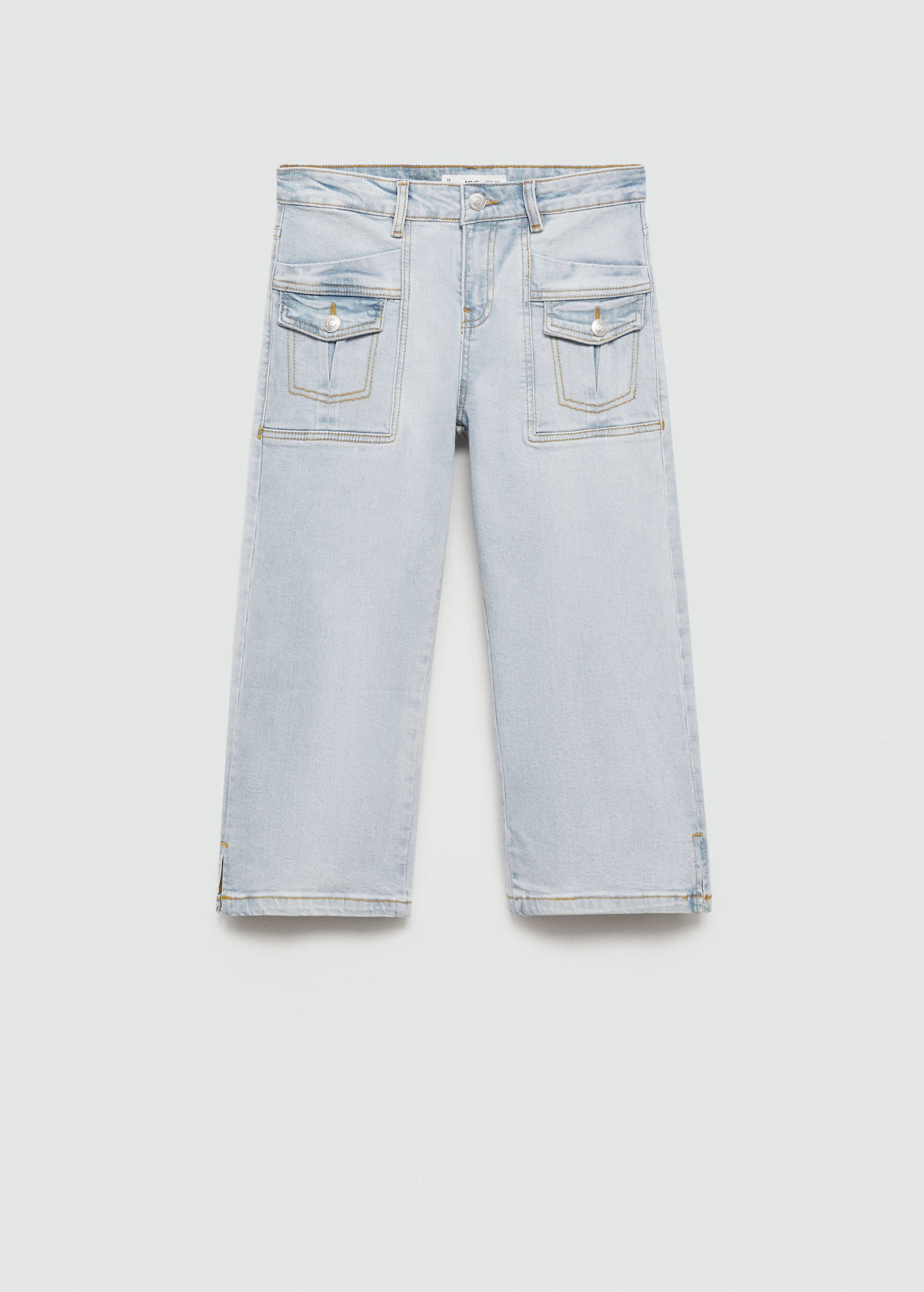 Straight-fit capri jeans - Article without model