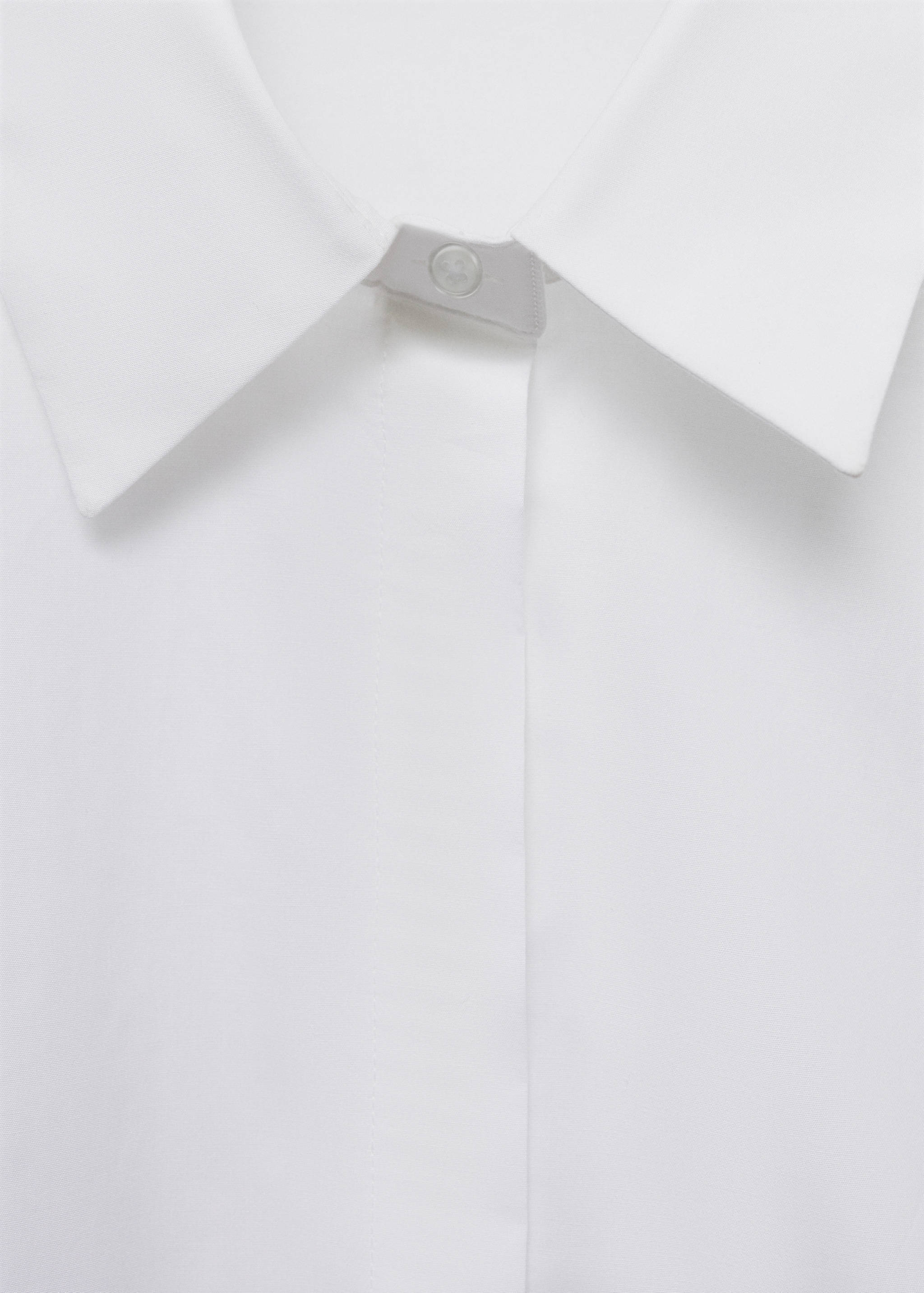Fitted cotton shirt - Details of the article 0