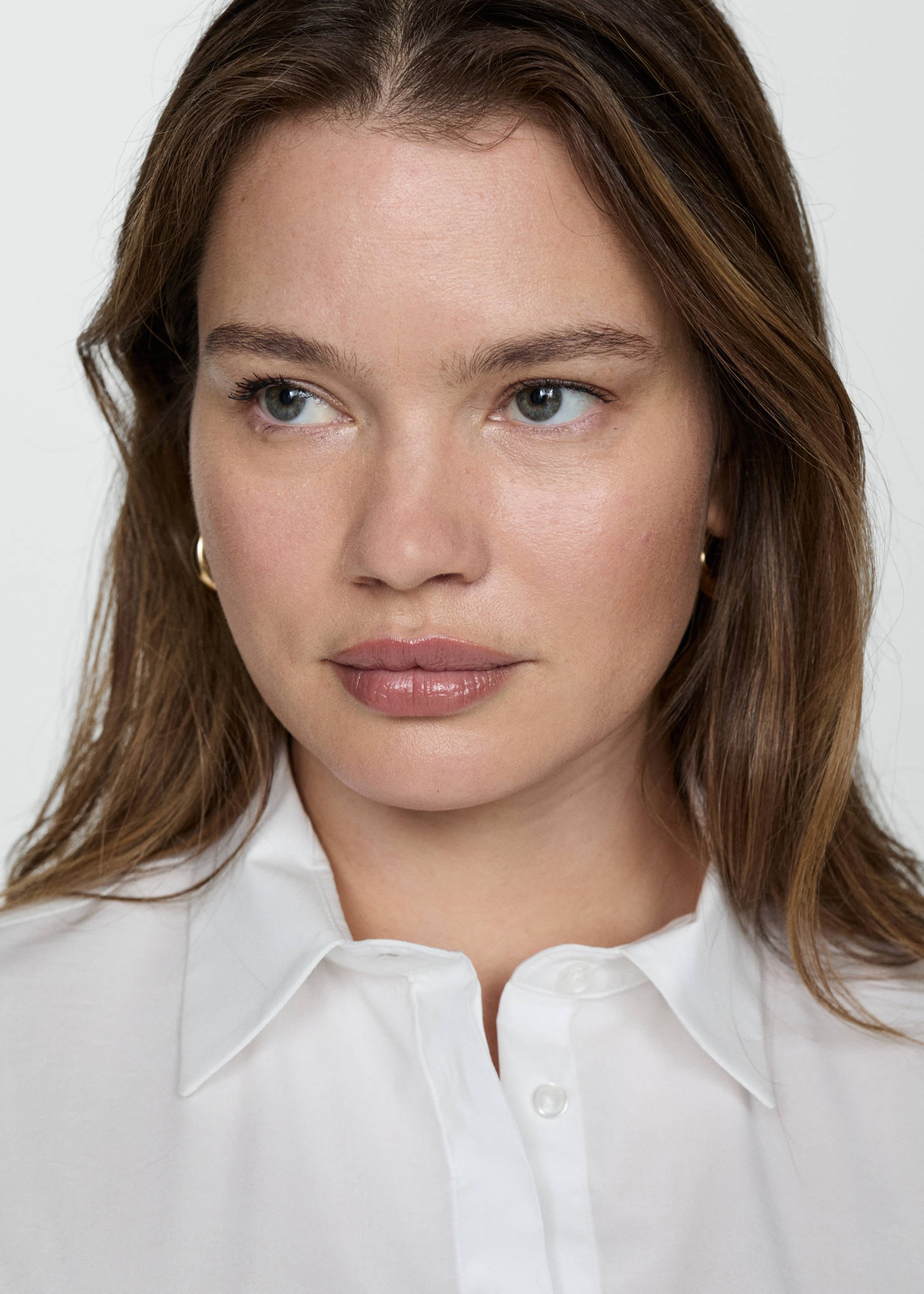 Fitted cotton shirt - Details of the article 4