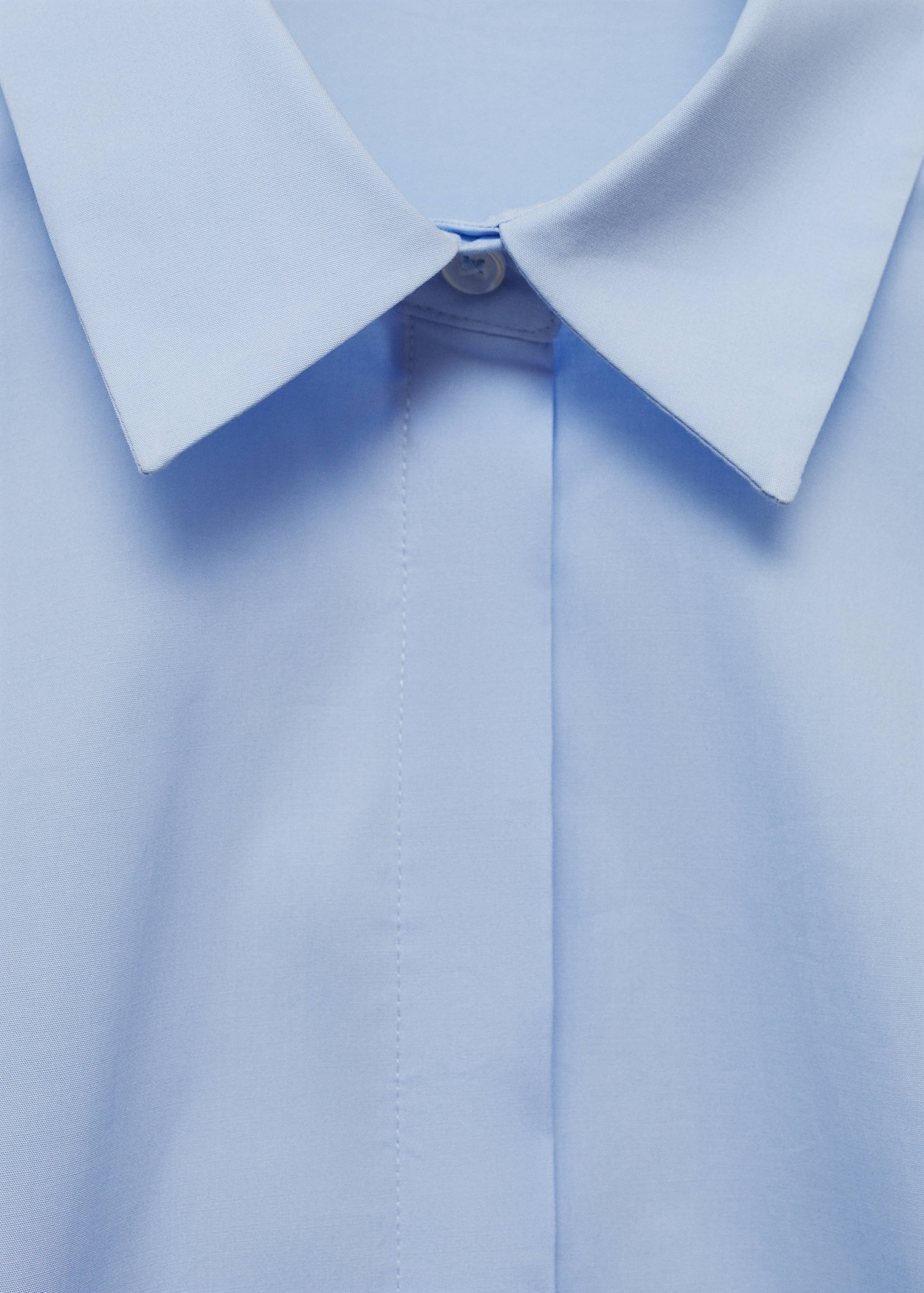 Fitted cotton shirt - Details of the article 0