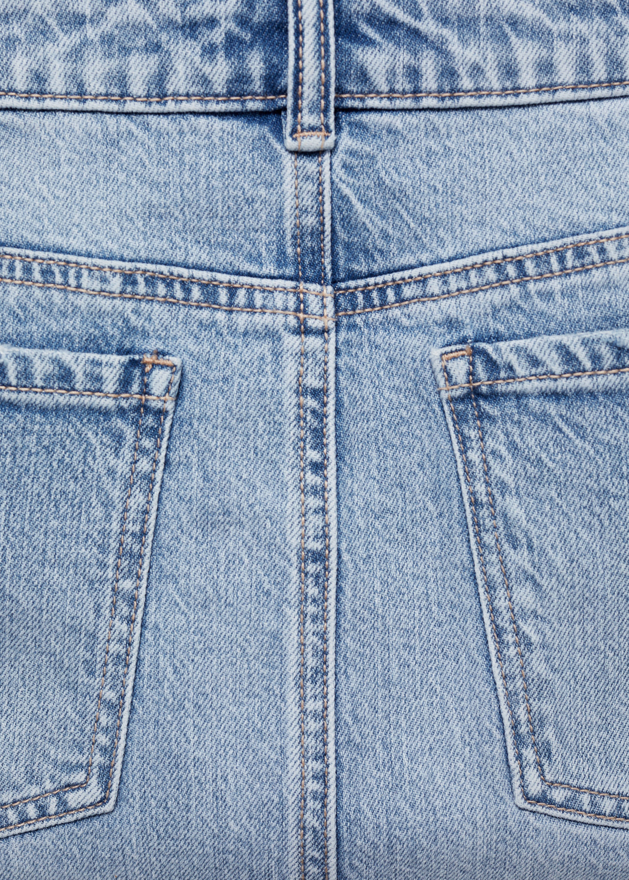 Slit denim skirt - Details of the article 0