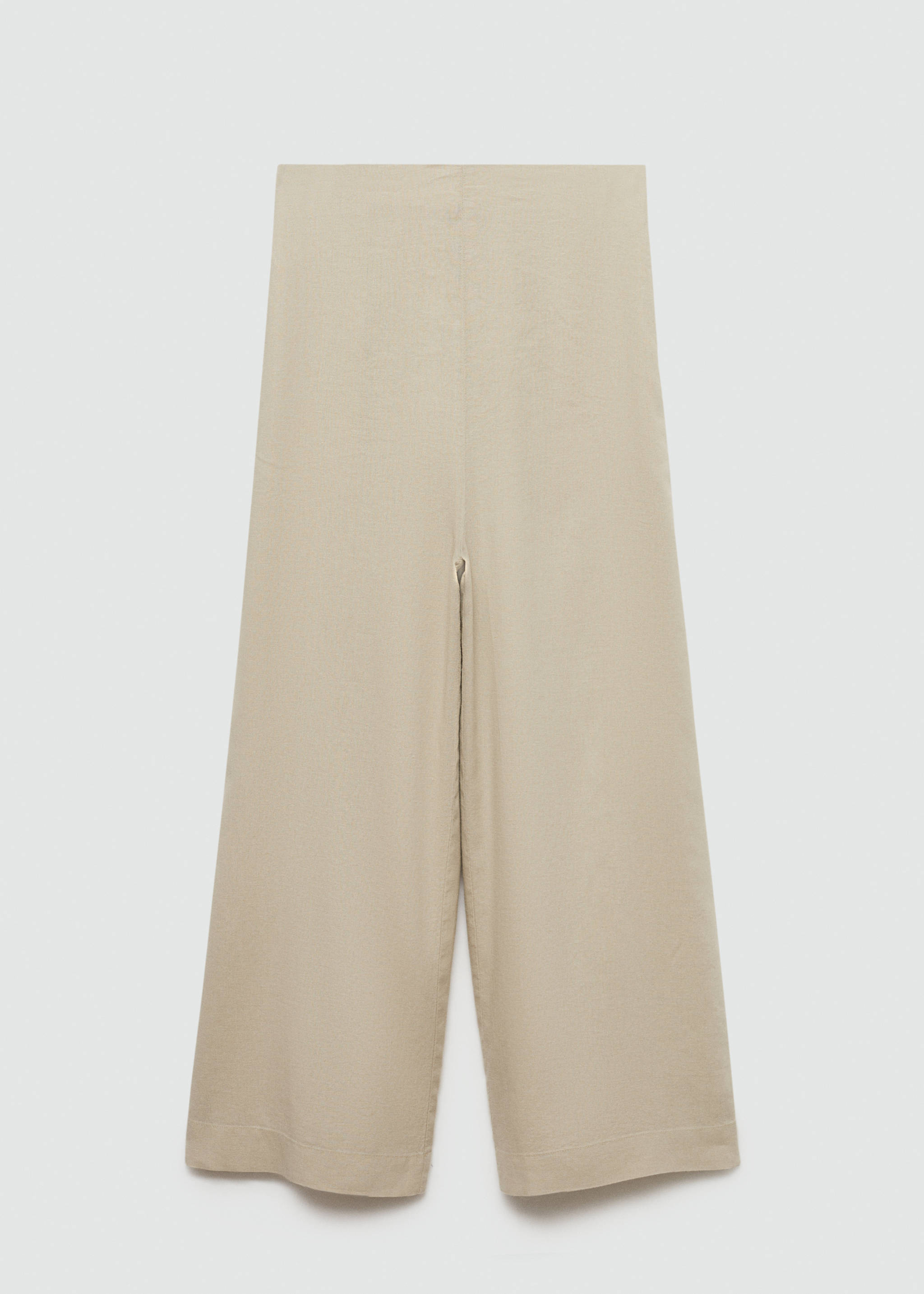 Wide leg linen trousers - Article without model