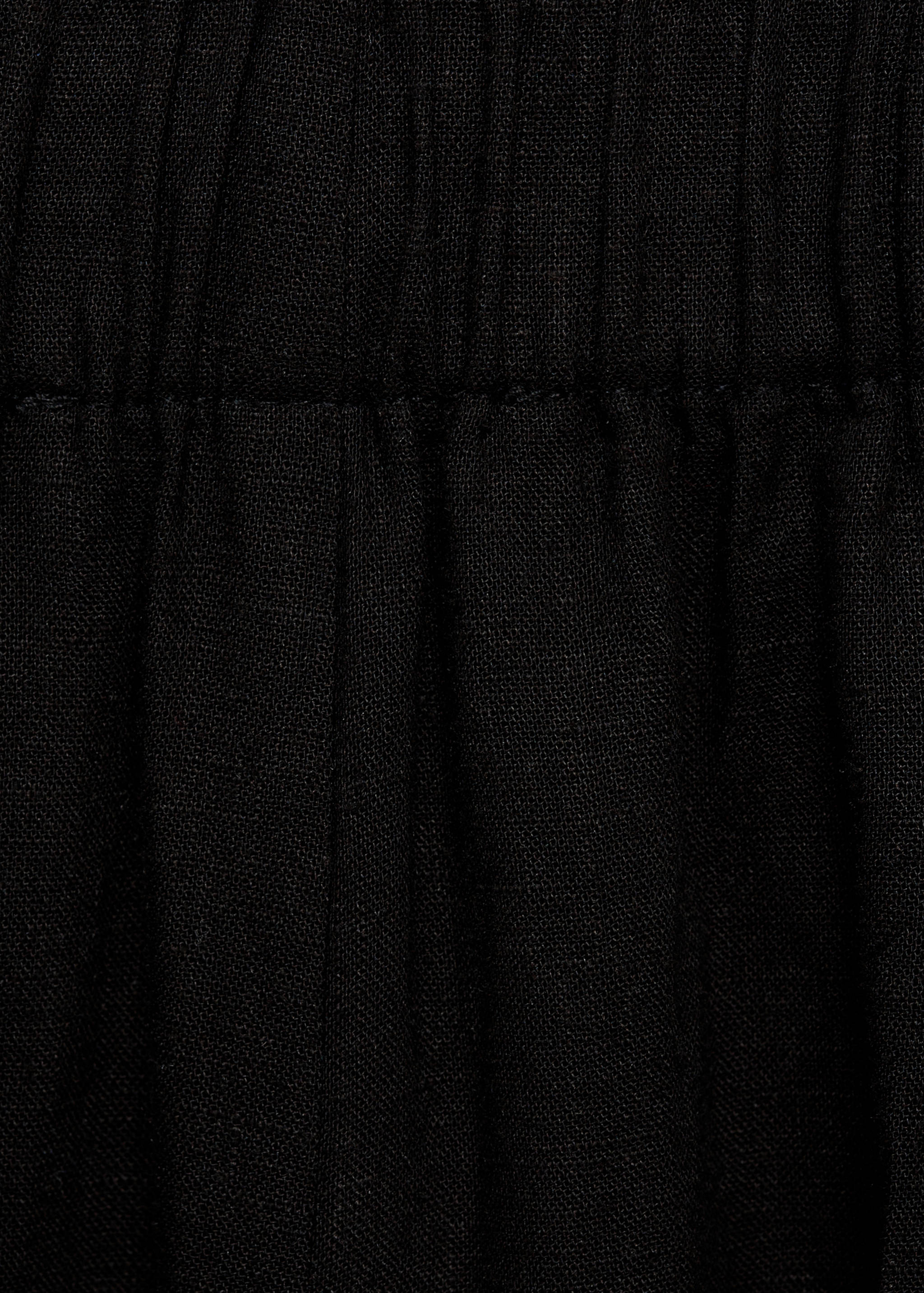 Wide leg linen trousers - Details of the article 8