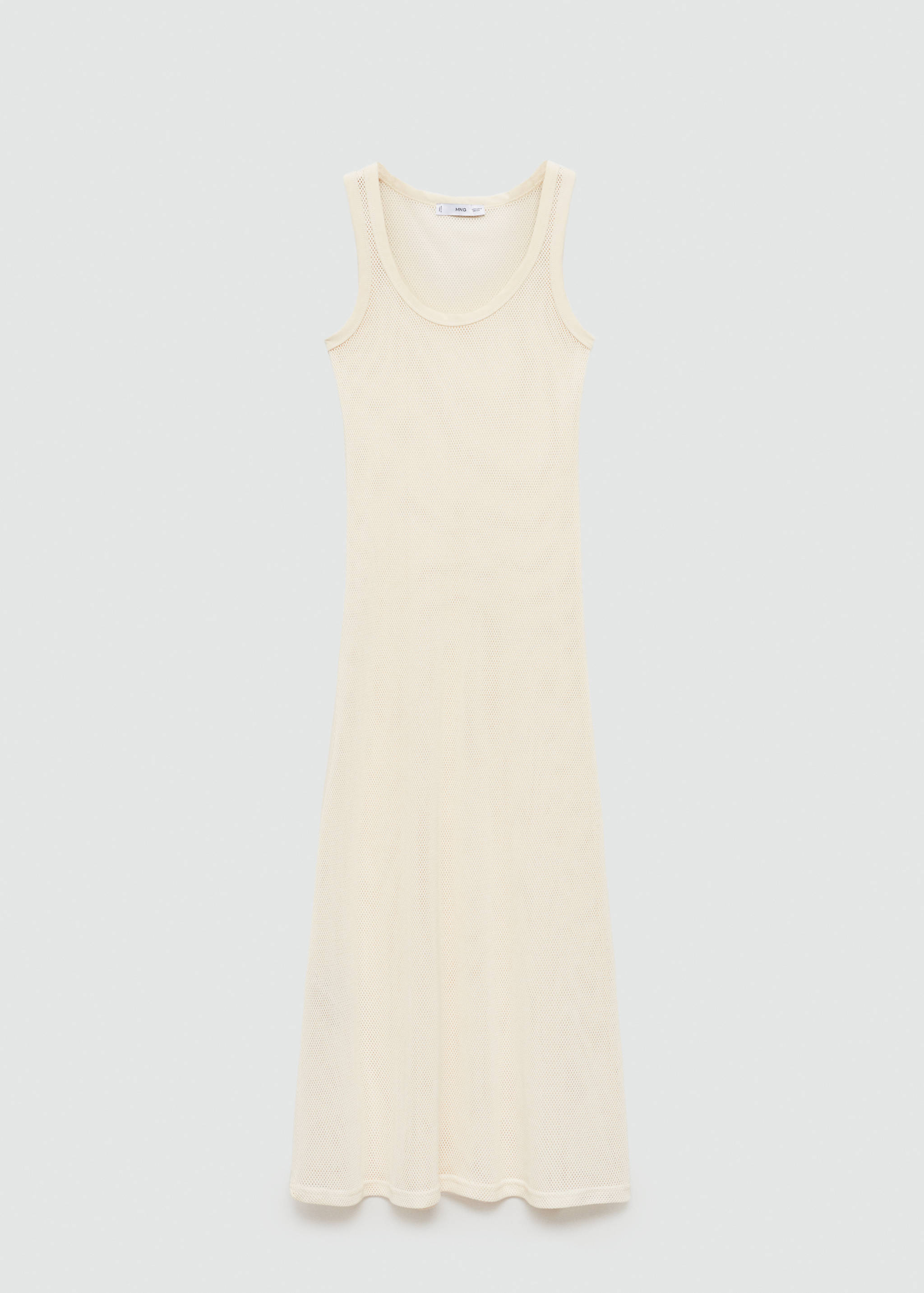 Knitted dress with lace pattern - Article without model