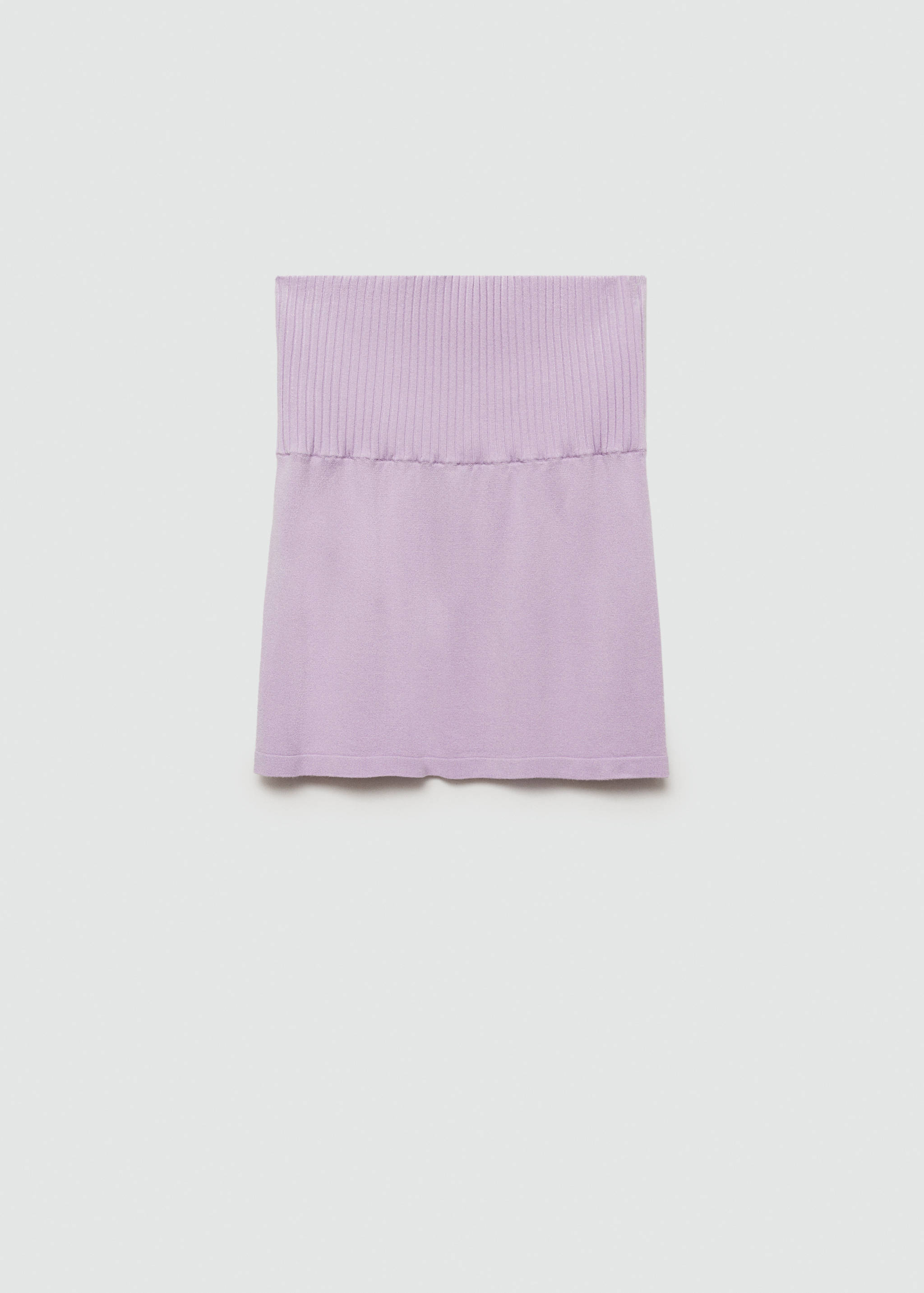 Knitted miniskirt - Article without model