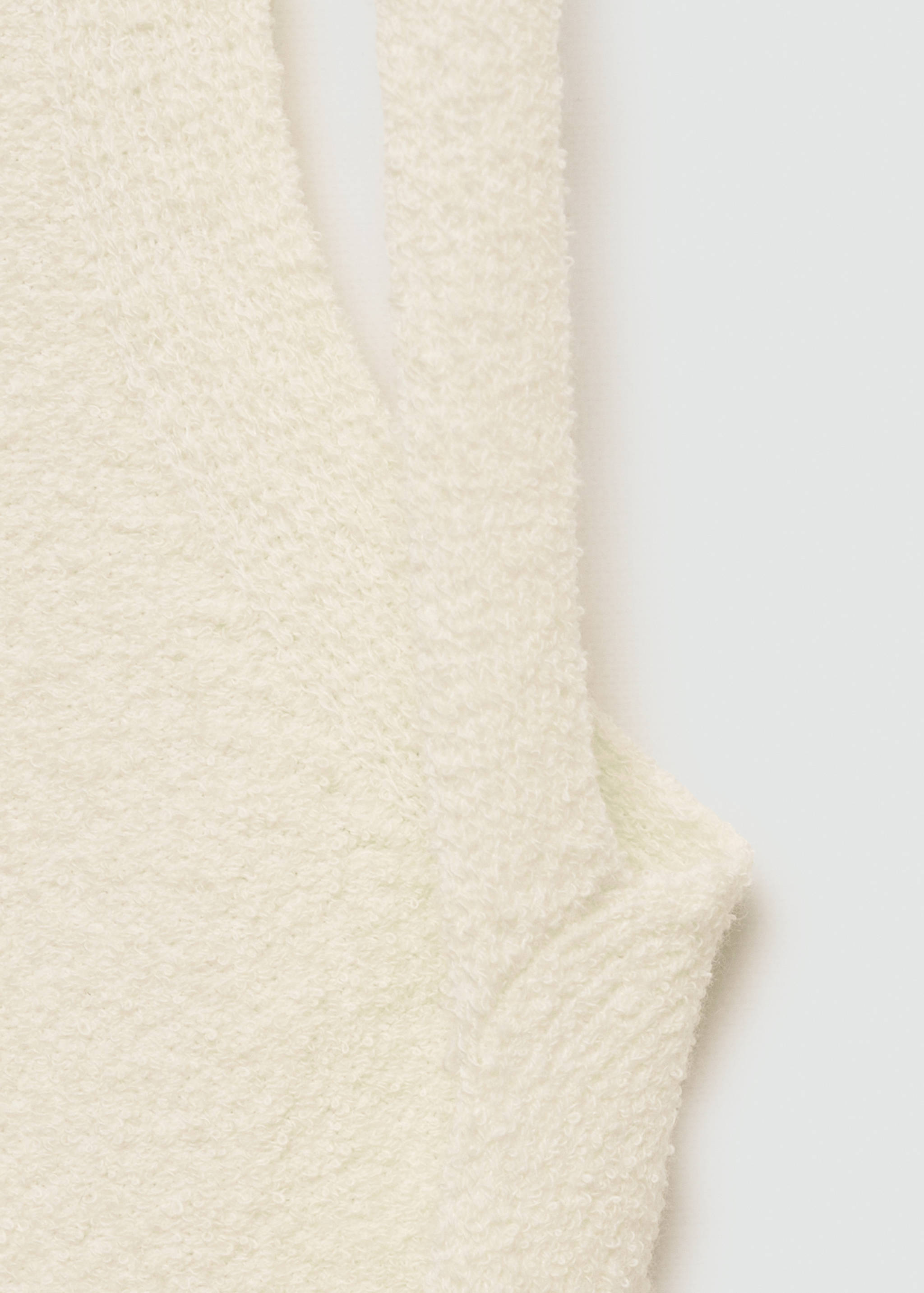 Open-back knitted dress - Details of the article 0