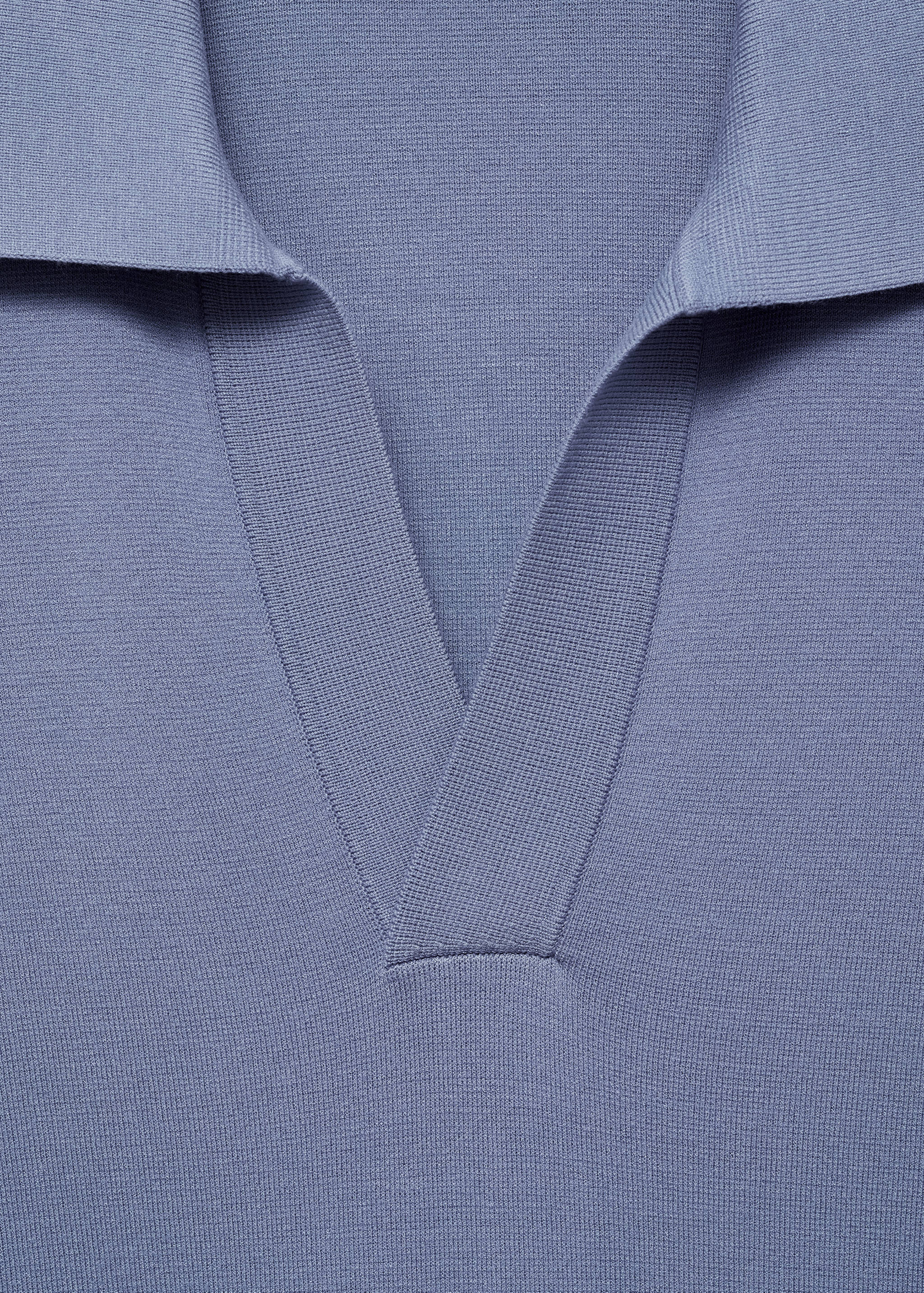 Relaxed-fit knitted polo shirt - Details of the article 8