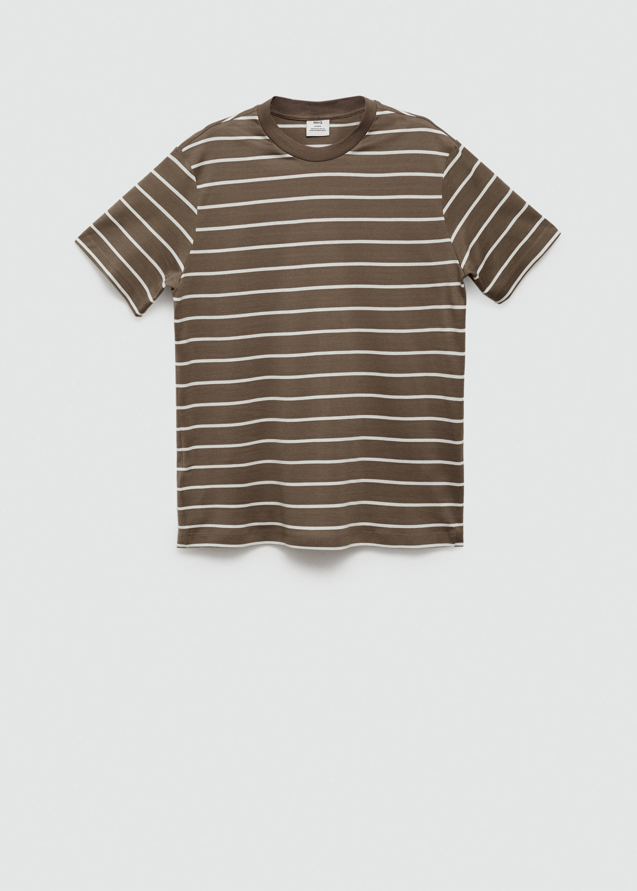 Striped cotton T-shirt - Article without model