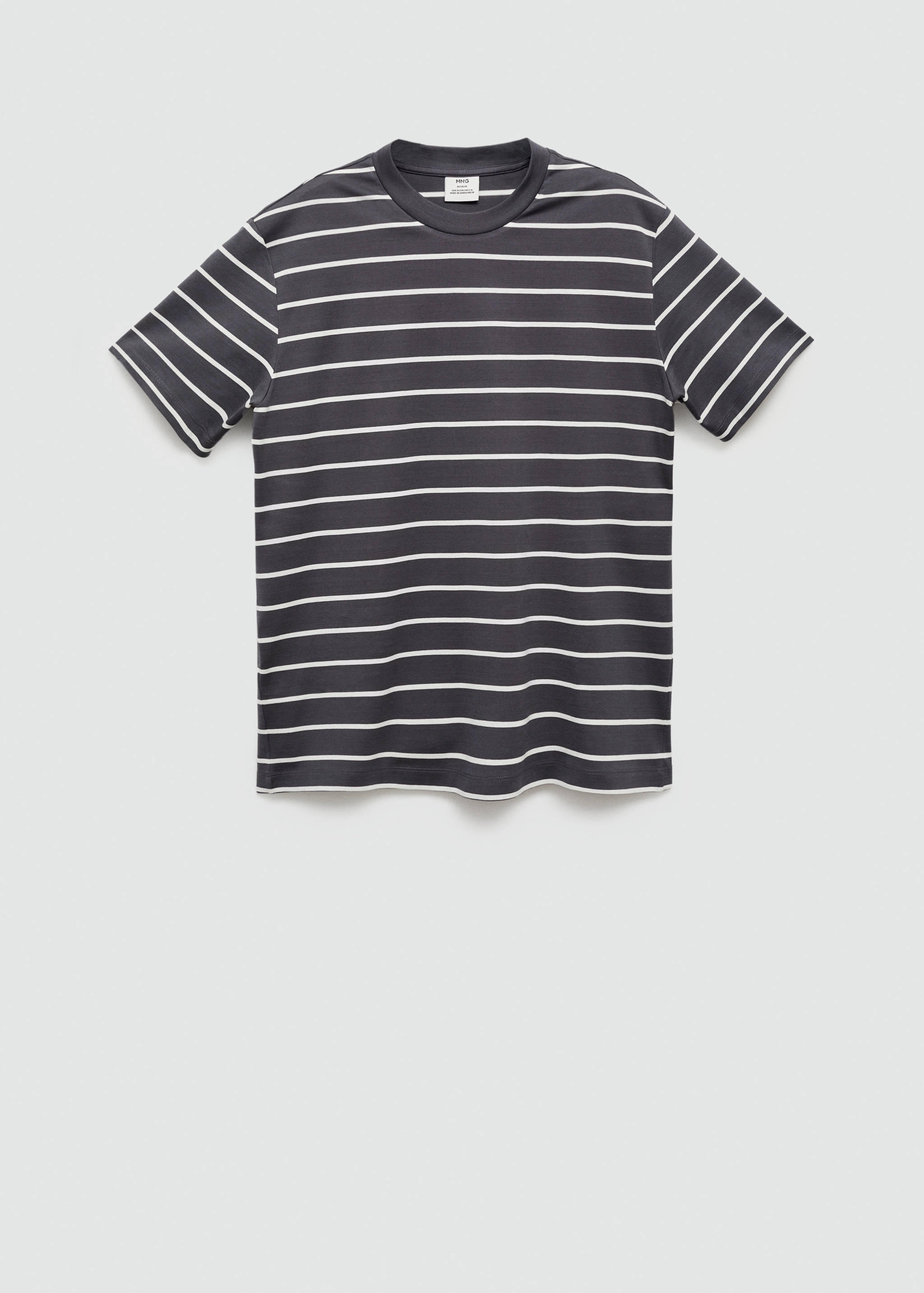 Striped cotton T-shirt - Article without model