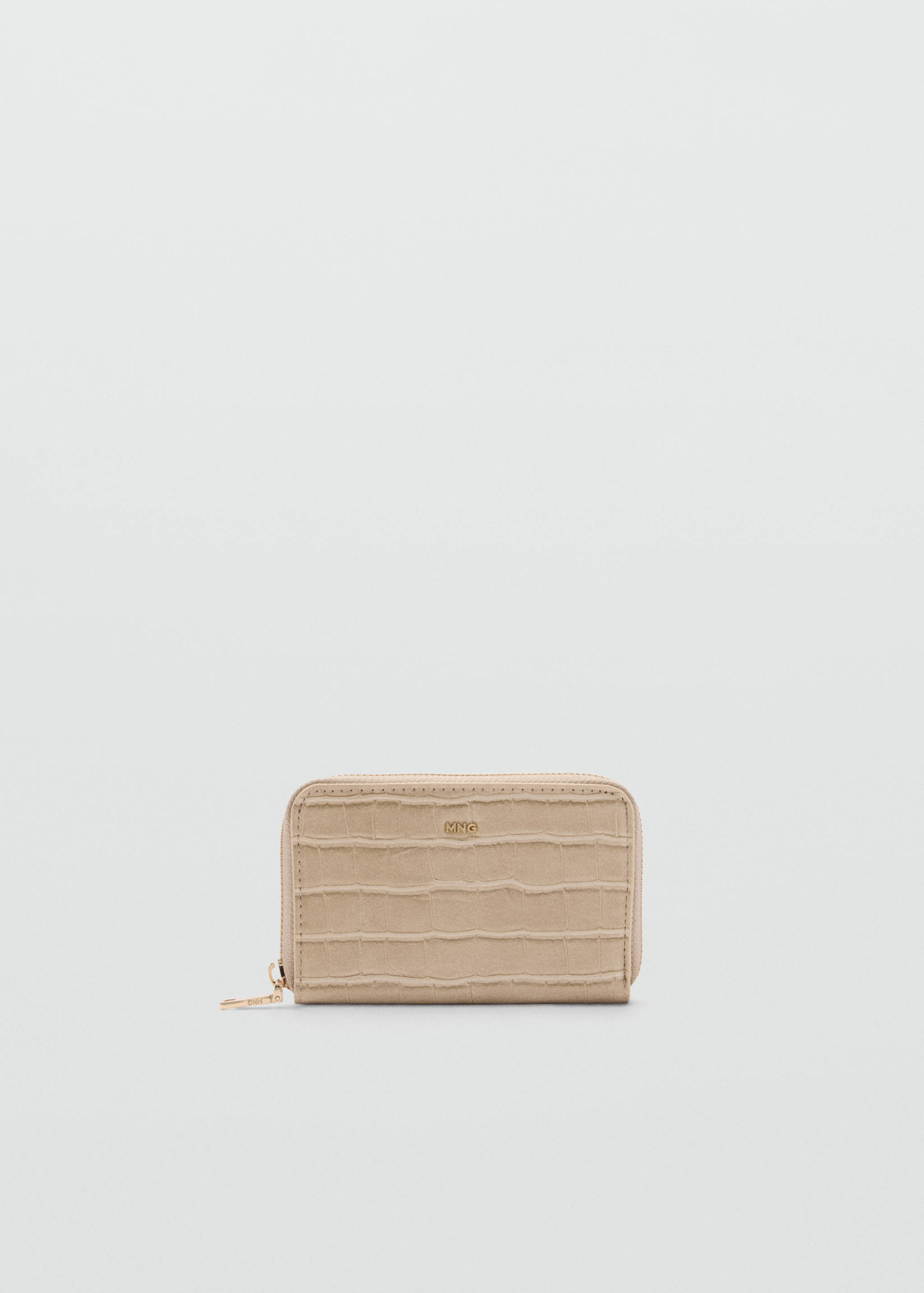 Crocodile-effect purse - Article without model