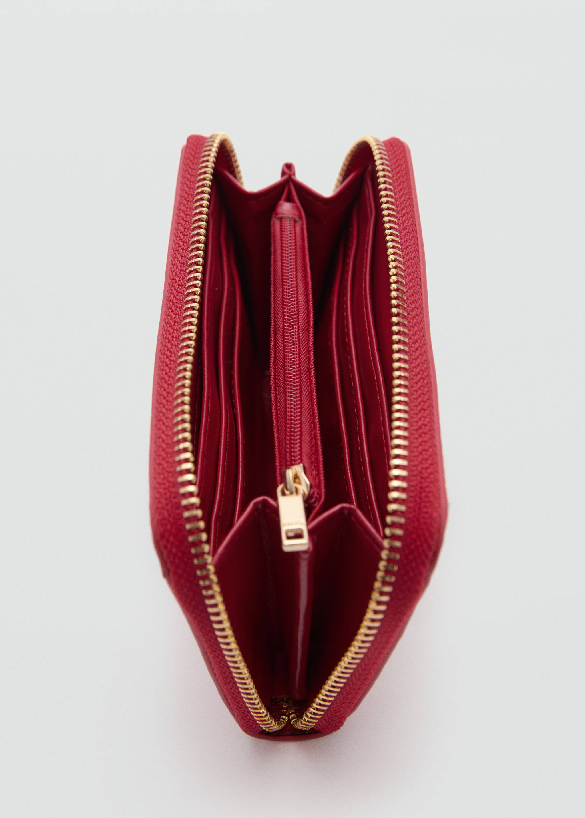 Porte-monnaie effet croco - Plan moyen