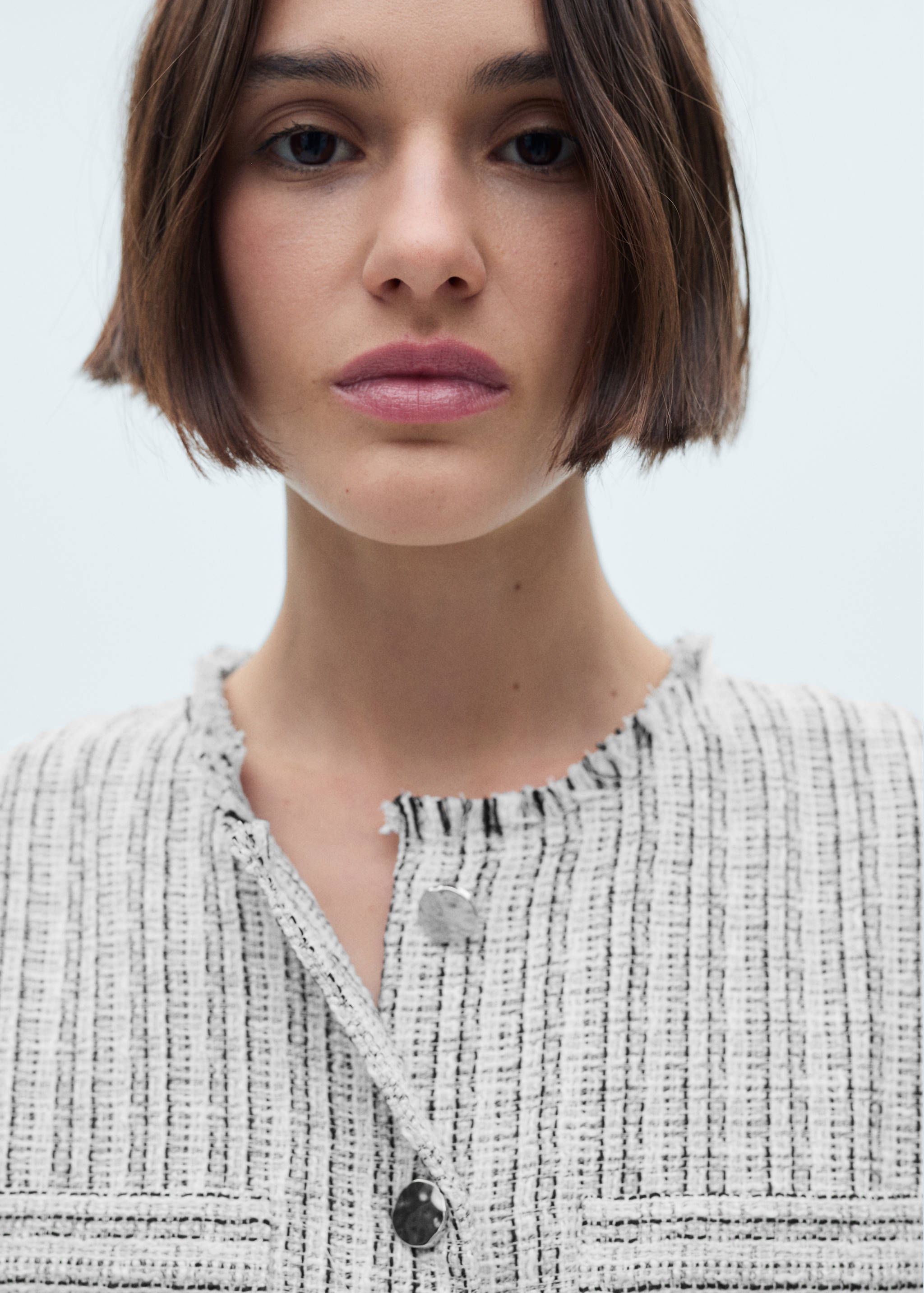 Robe tweed boutons - Détail de l'article 1