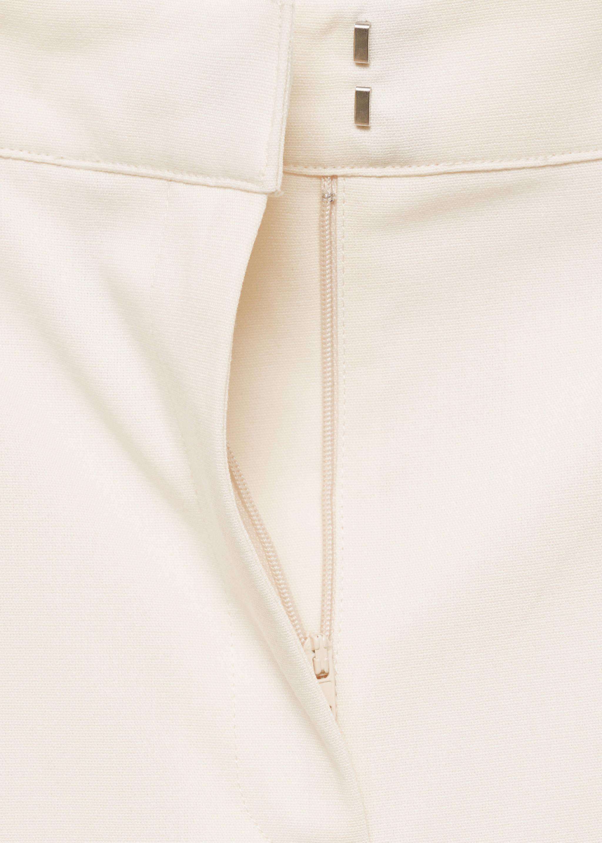 Straight-fit high-waist bermuda shorts - Details of the article 8