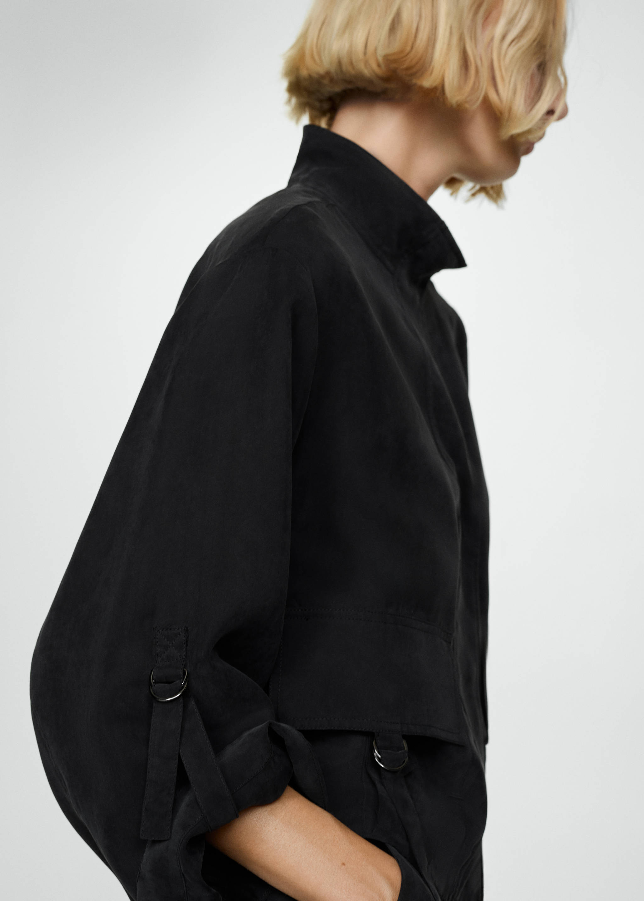 Veste poches boucles - Plan moyen
