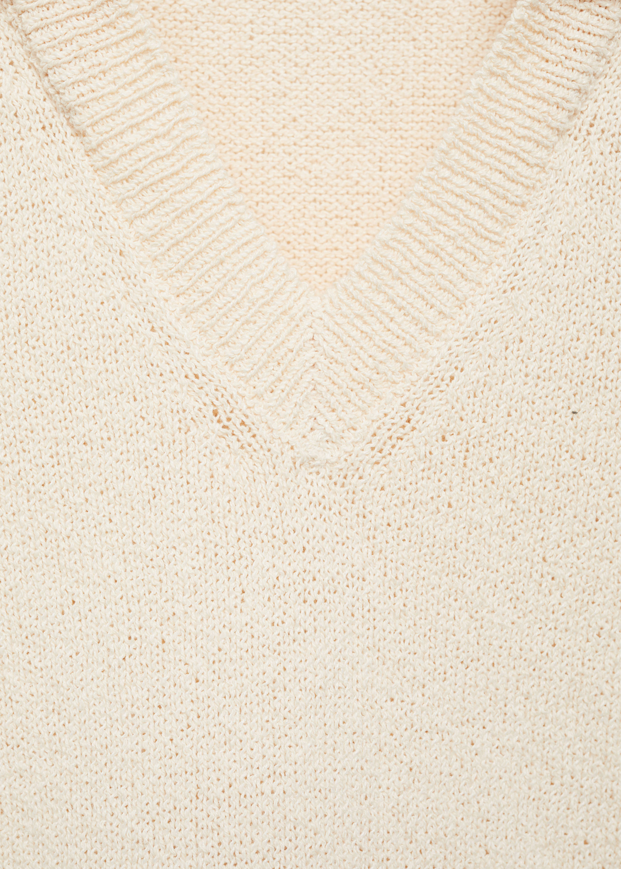 Striped knitted vest - Details of the article 8