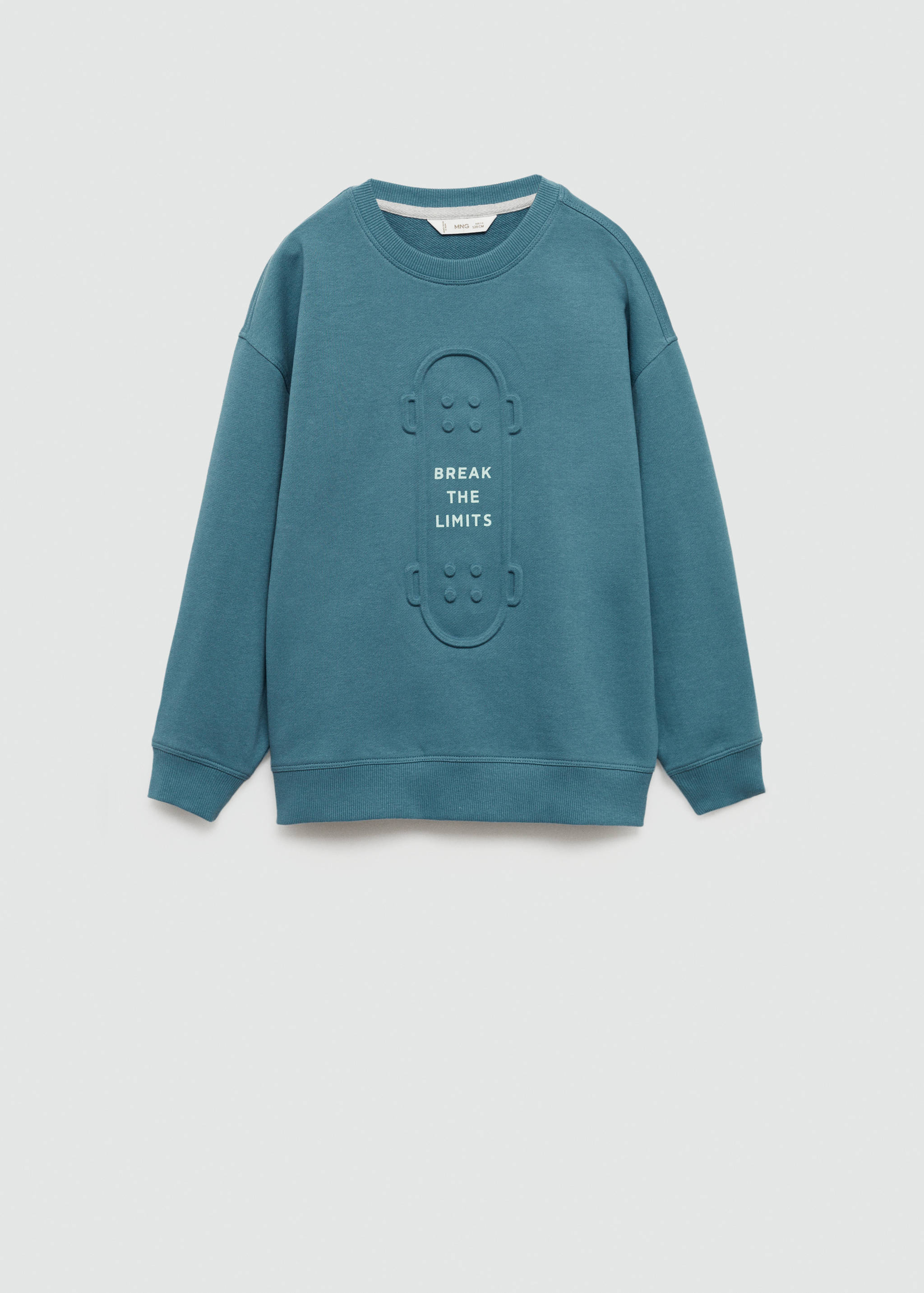 Embossed design sweatshirt - Article without model