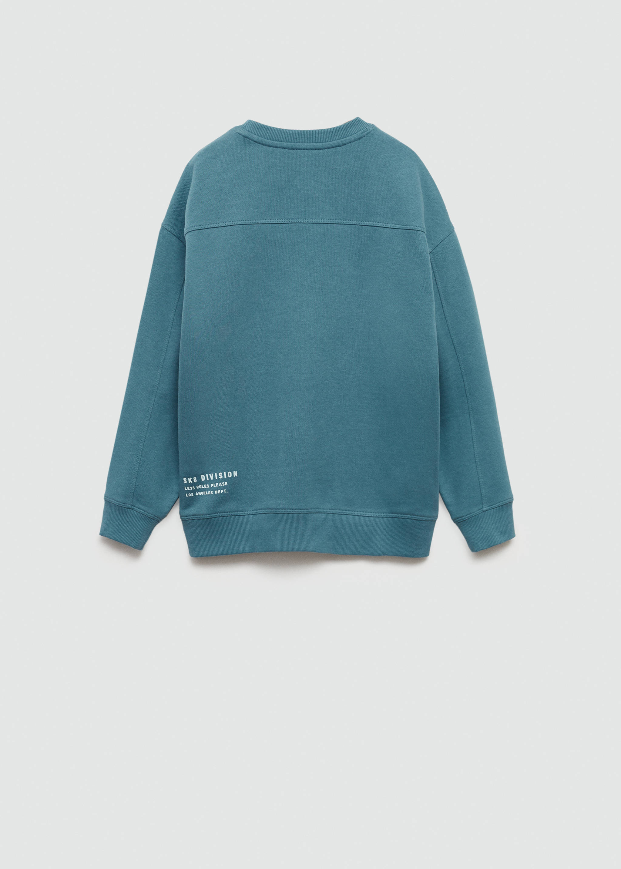 Embossed design sweatshirt - Reverse of the article