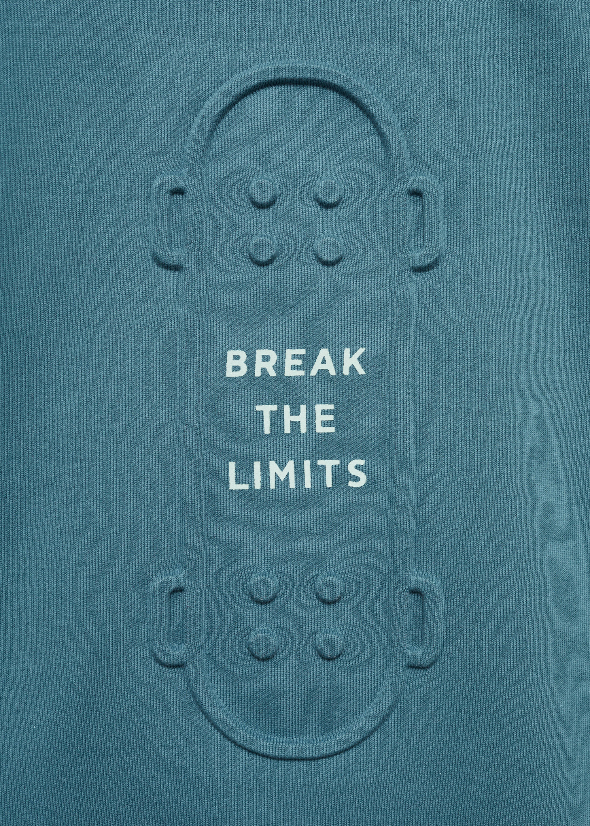 Embossed design sweatshirt - Details of the article 8
