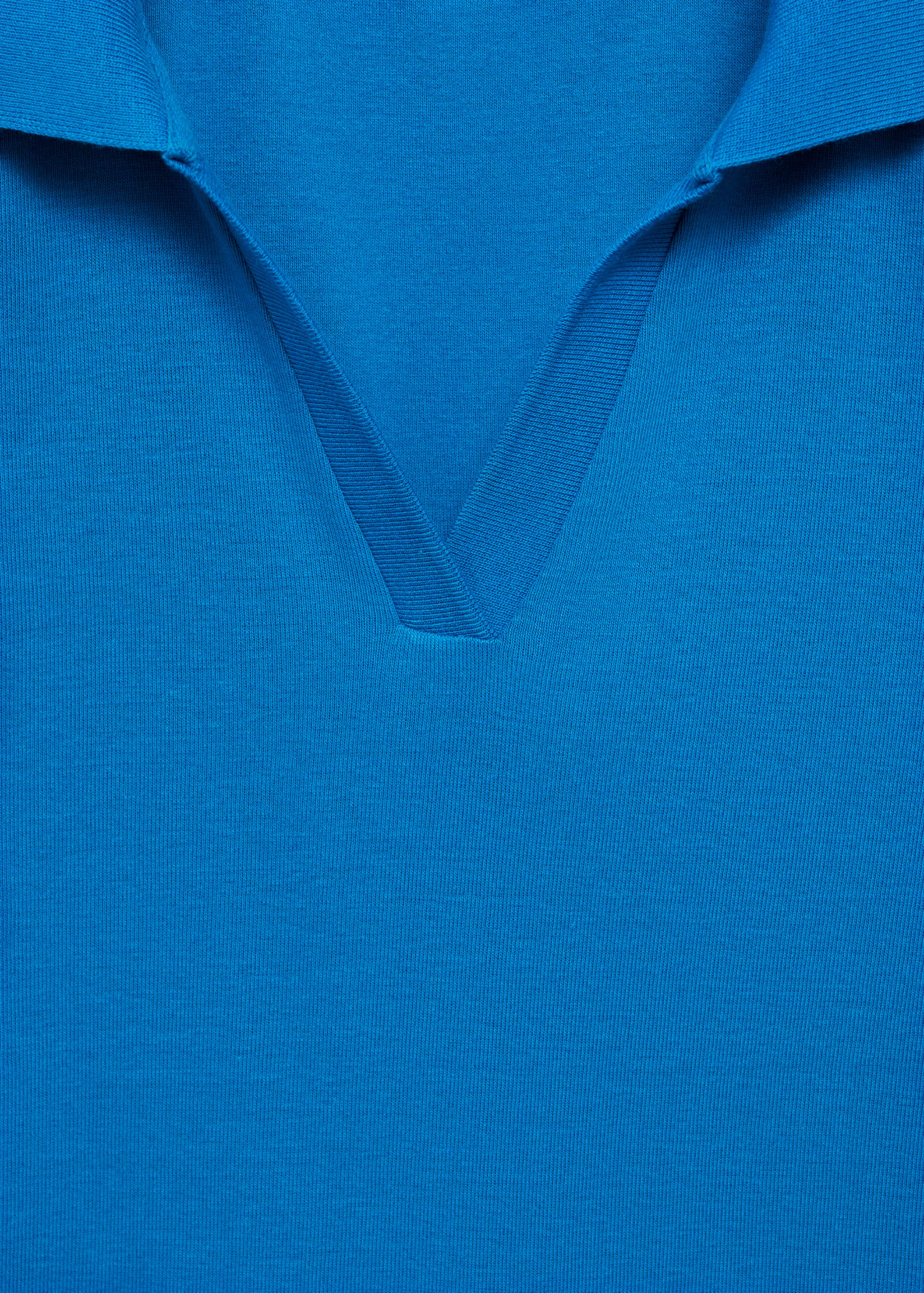 对比色条纹棉质Polo衫 - null