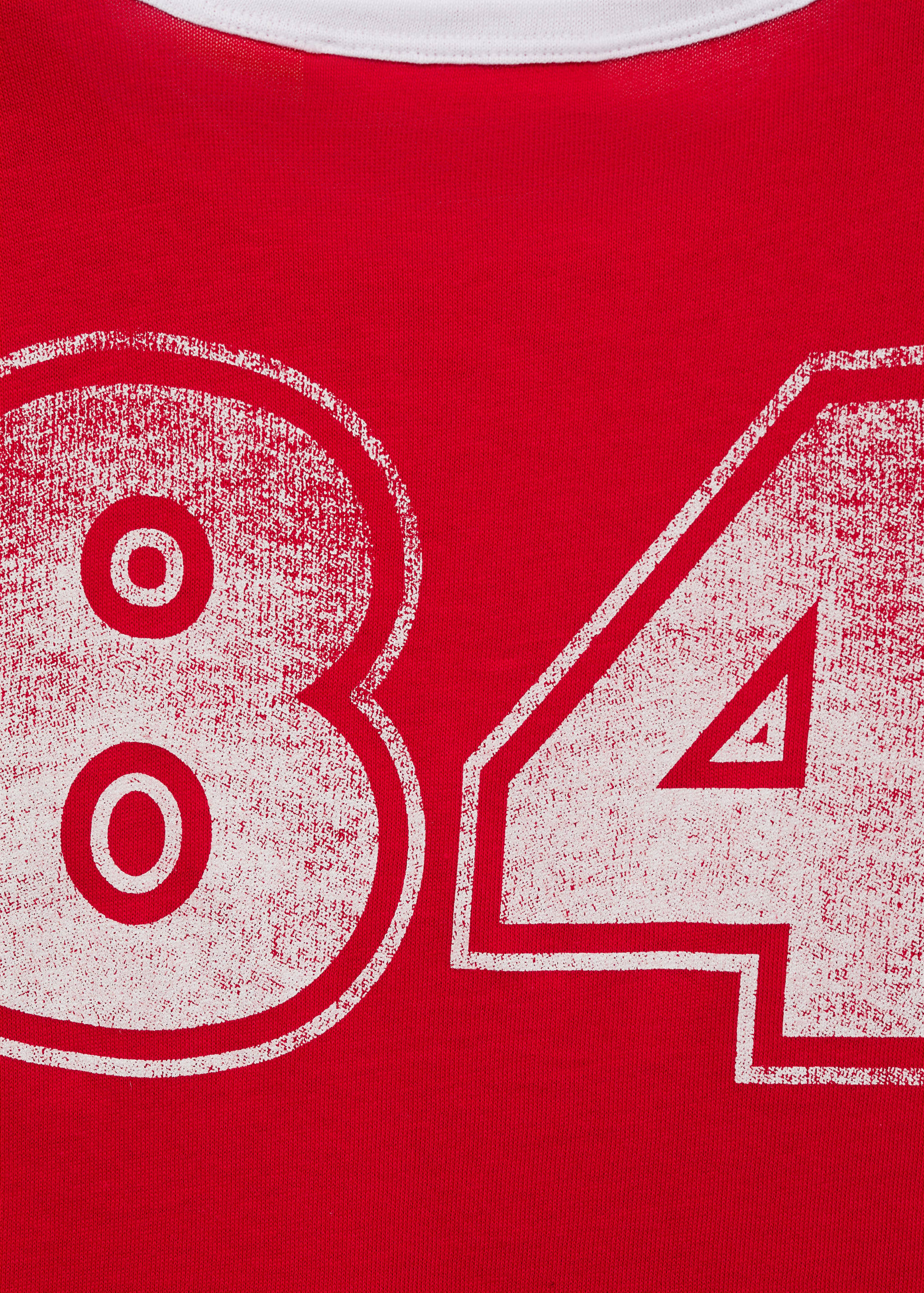 Трикотажная футболка с контрастными краями - Деталь изделия 0