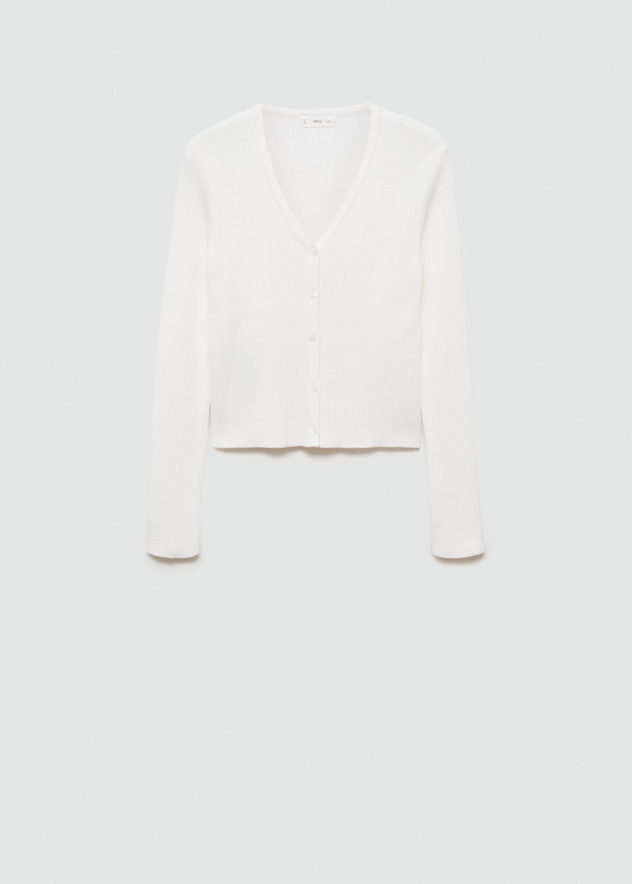 Button knit cardigan - Article without model