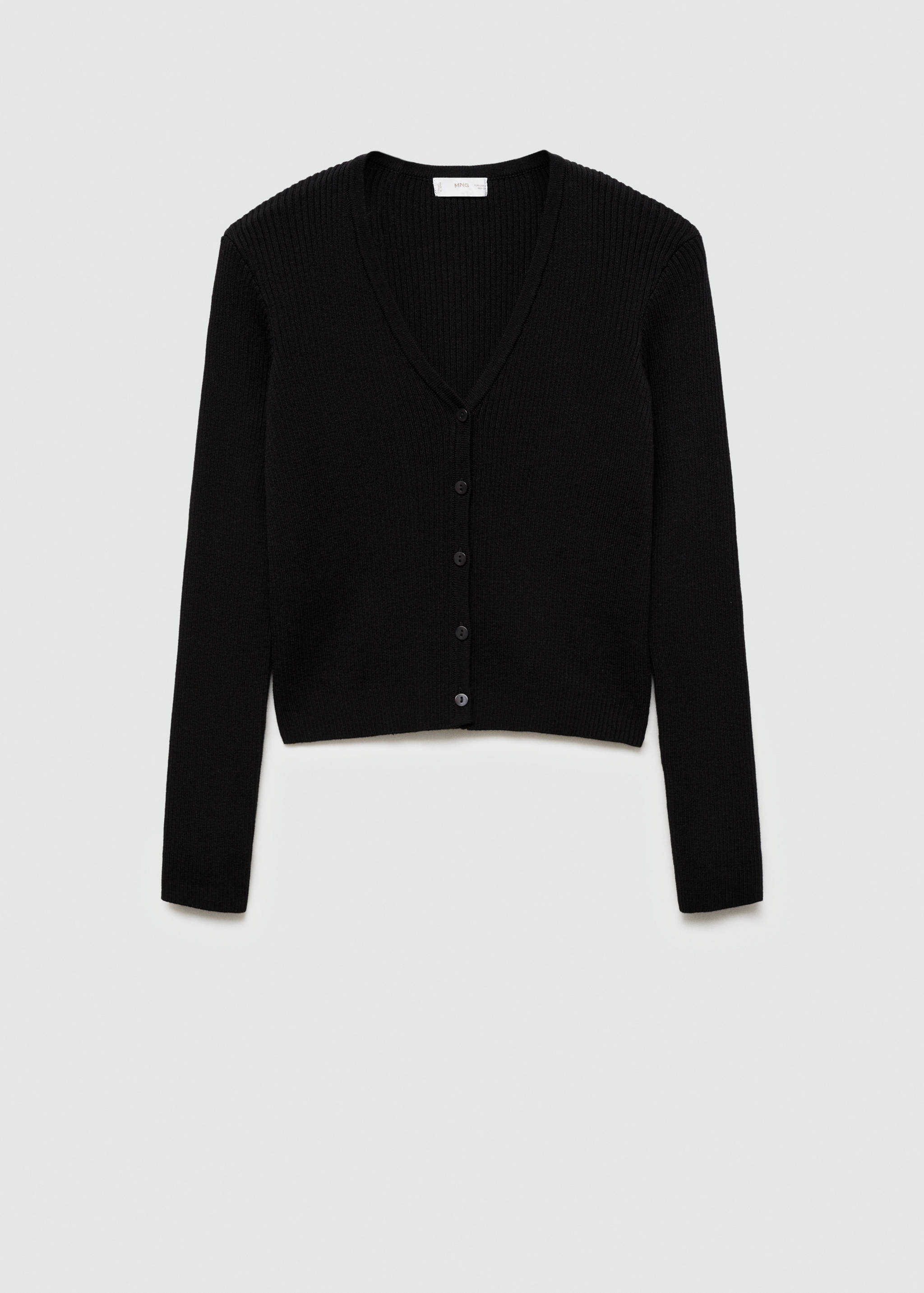 Button knit cardigan - Article without model