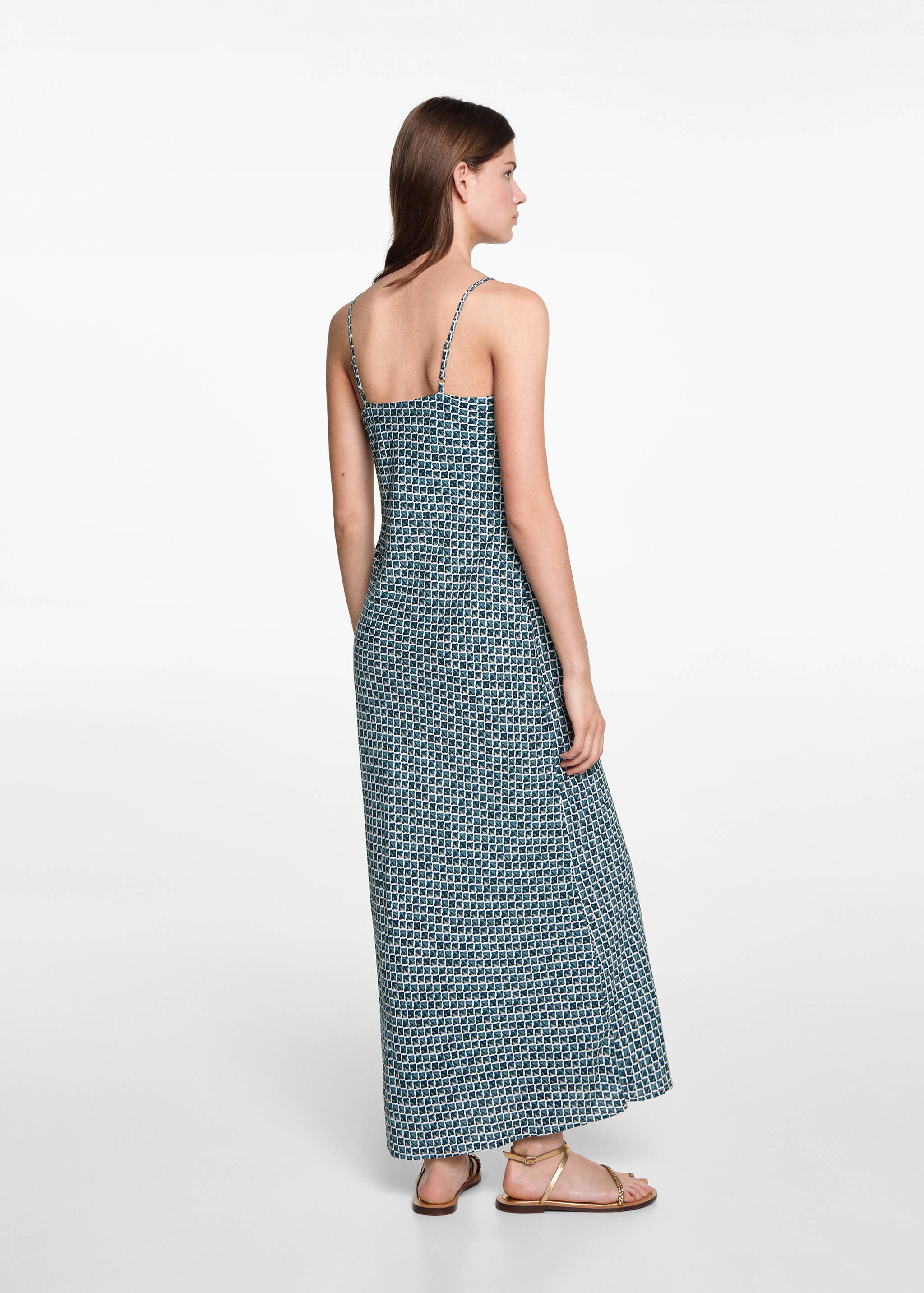 Robe longue imprimée - Verso de l’article