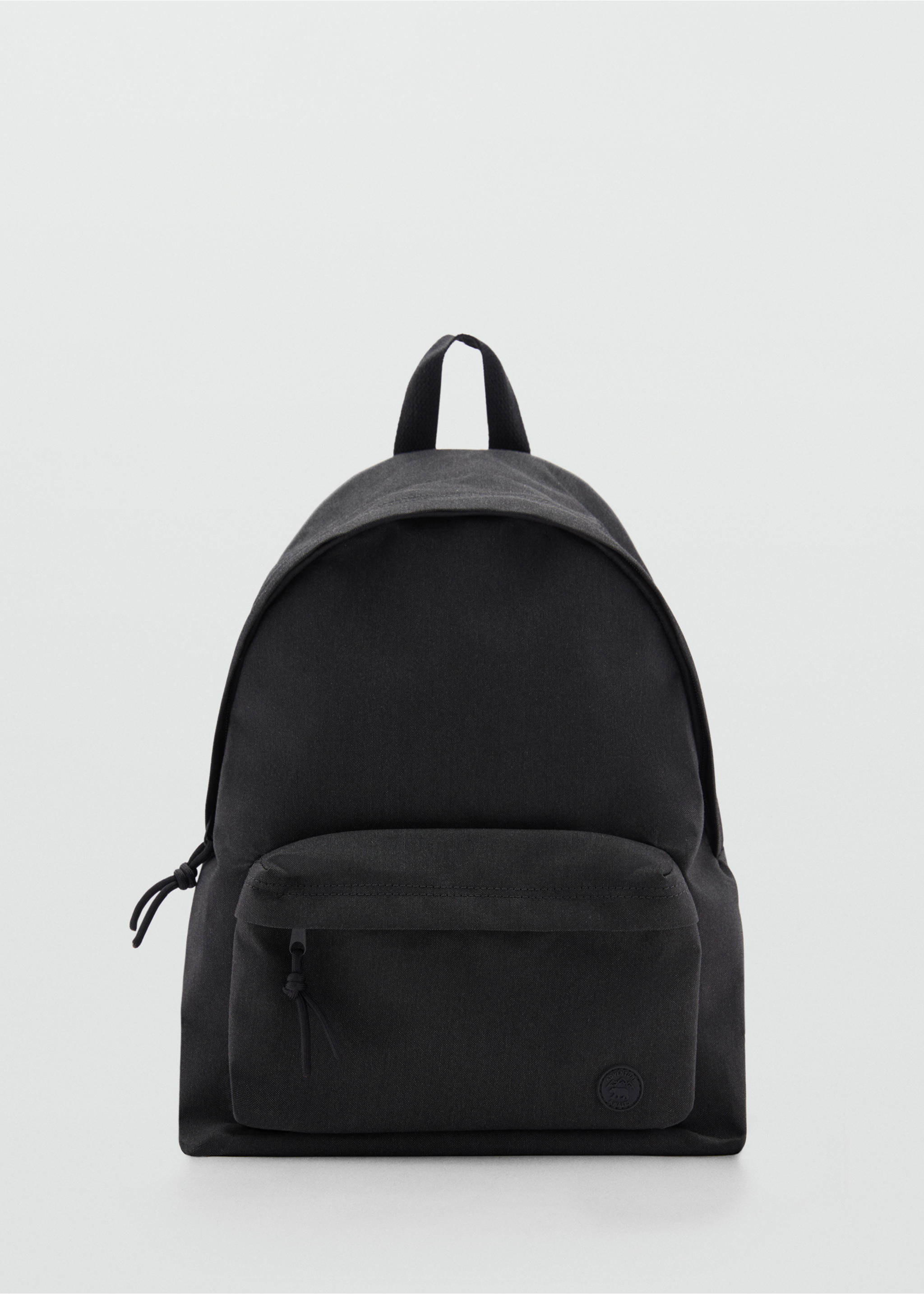 Front pocket backpack - Article without model, Medium Heather Grey. Ref: 77093260-00.