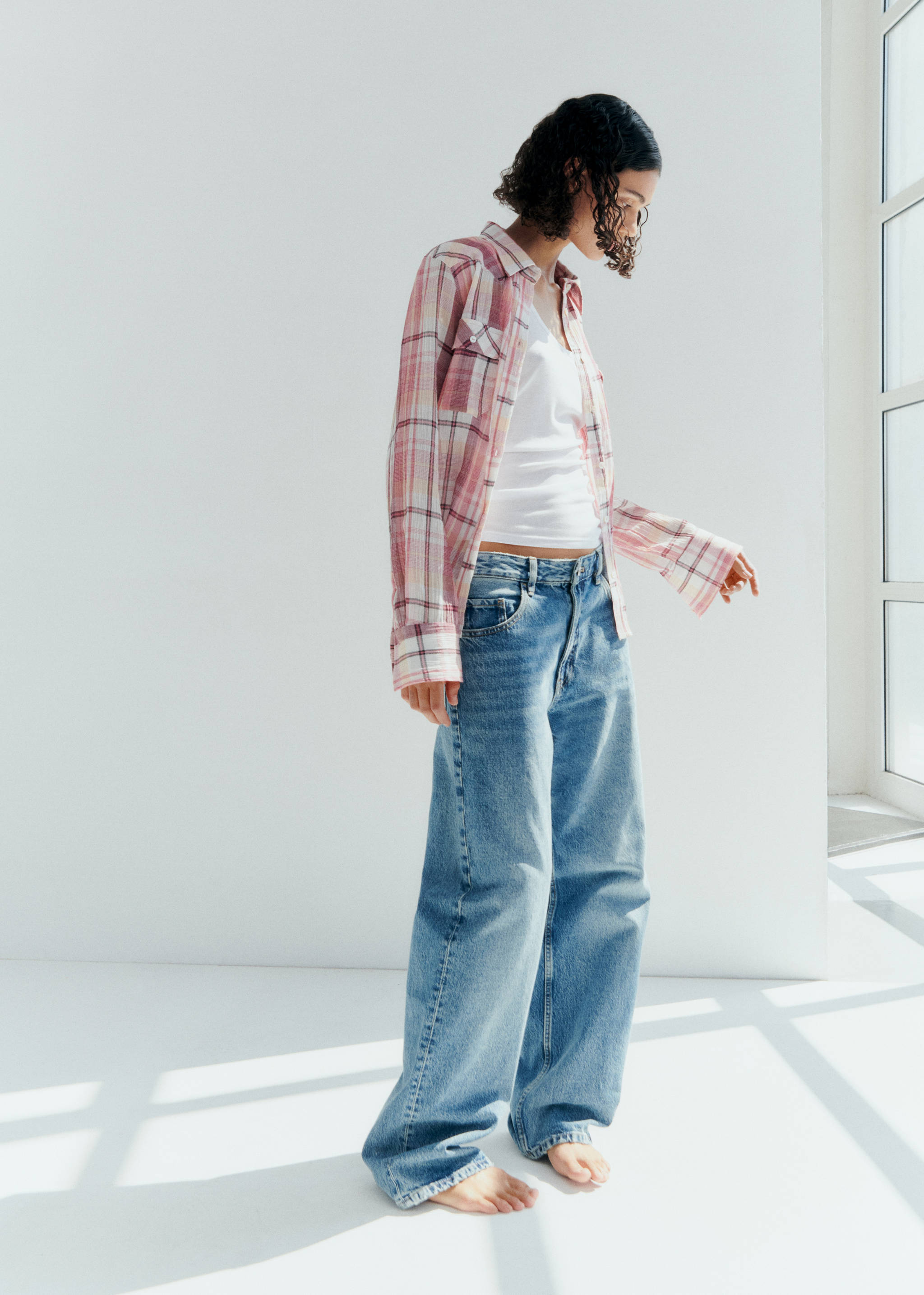 Check cotton shirt - Details of the article 6