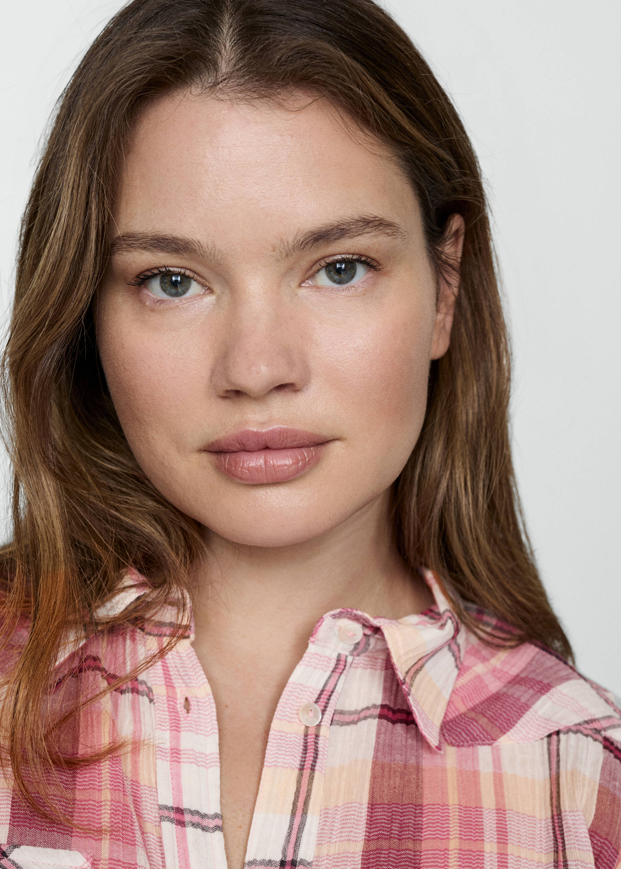 Check cotton shirt - Details of the article 4