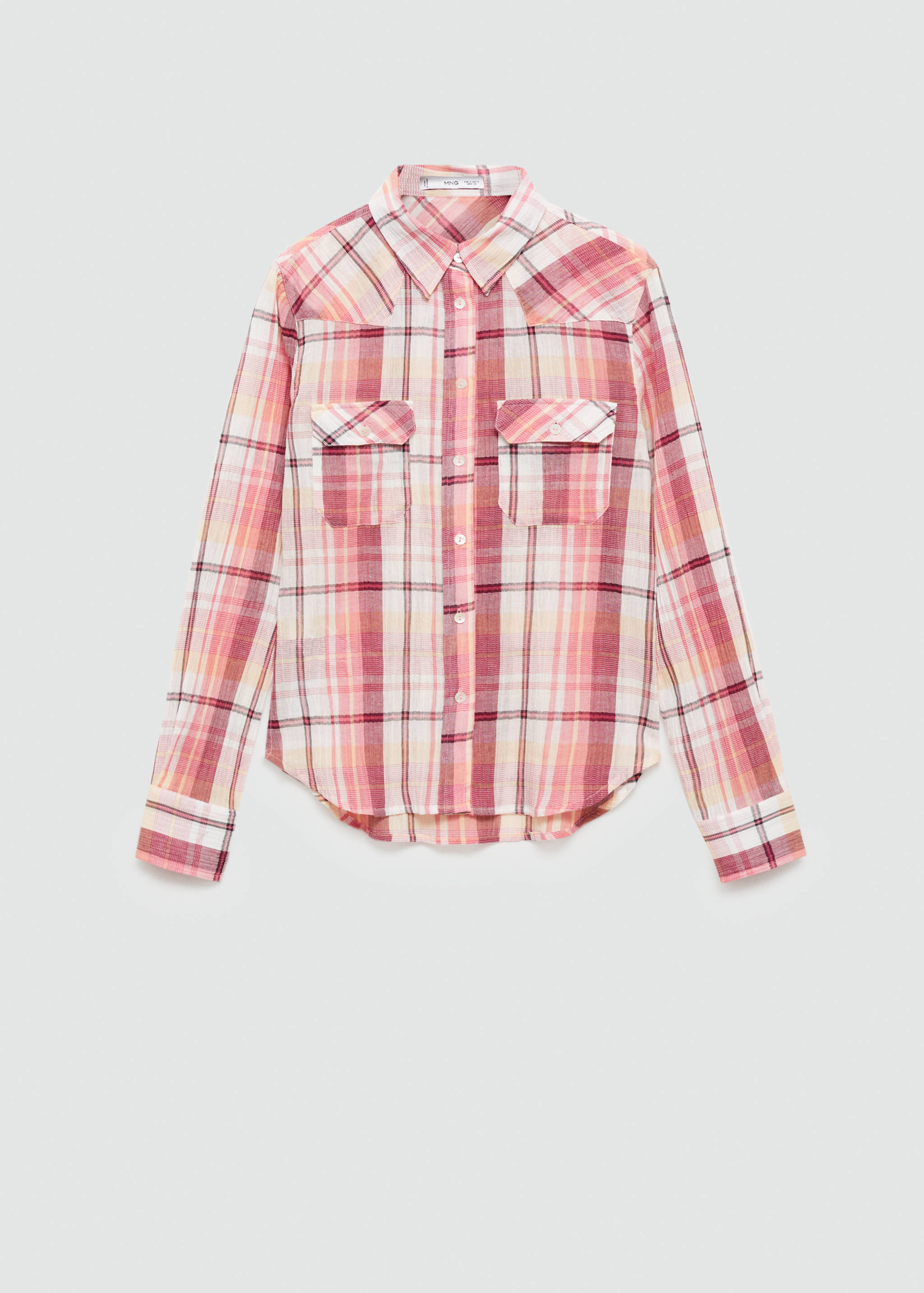 Check cotton shirt - Article without model