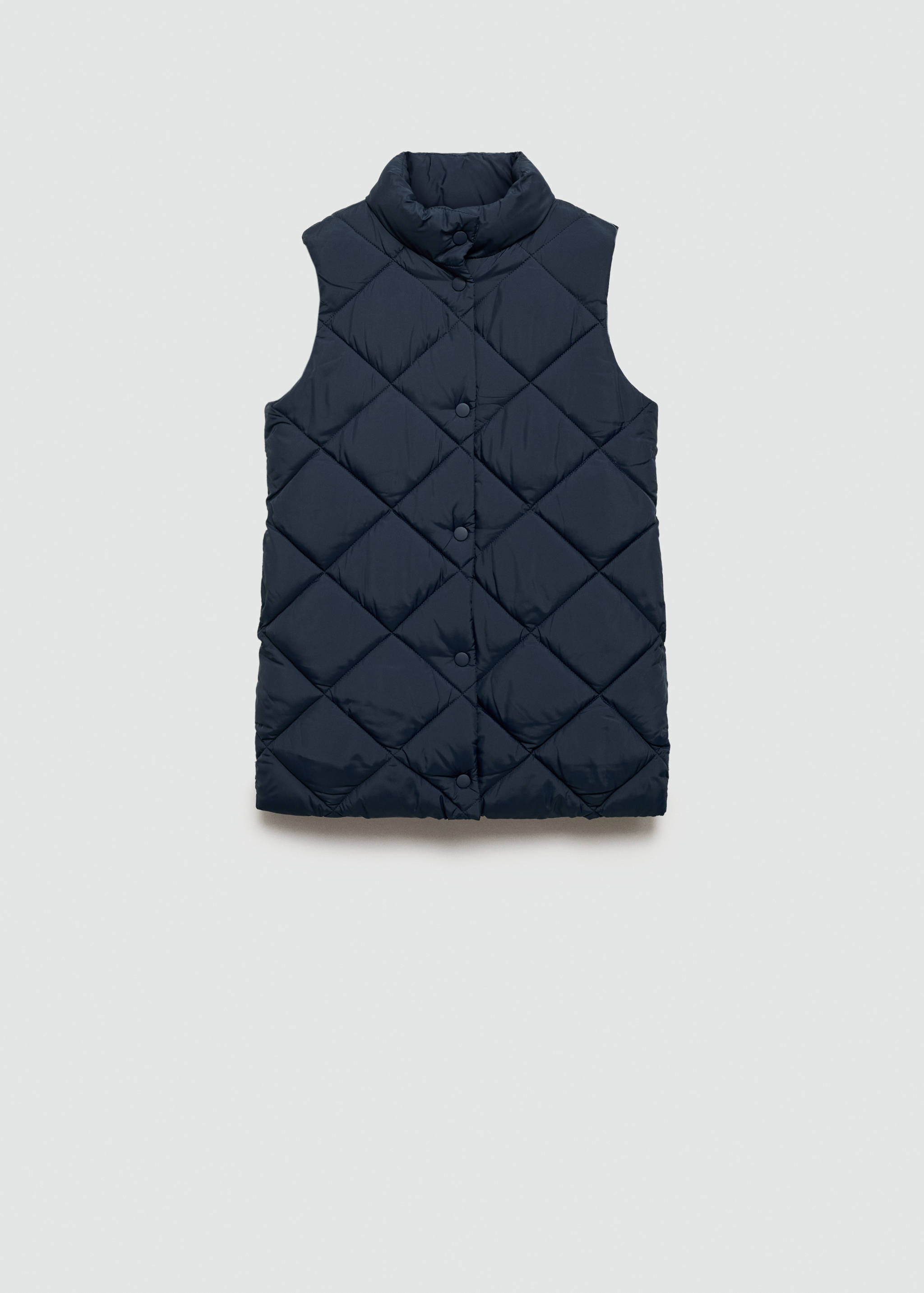 Long puffer vest - Article without model