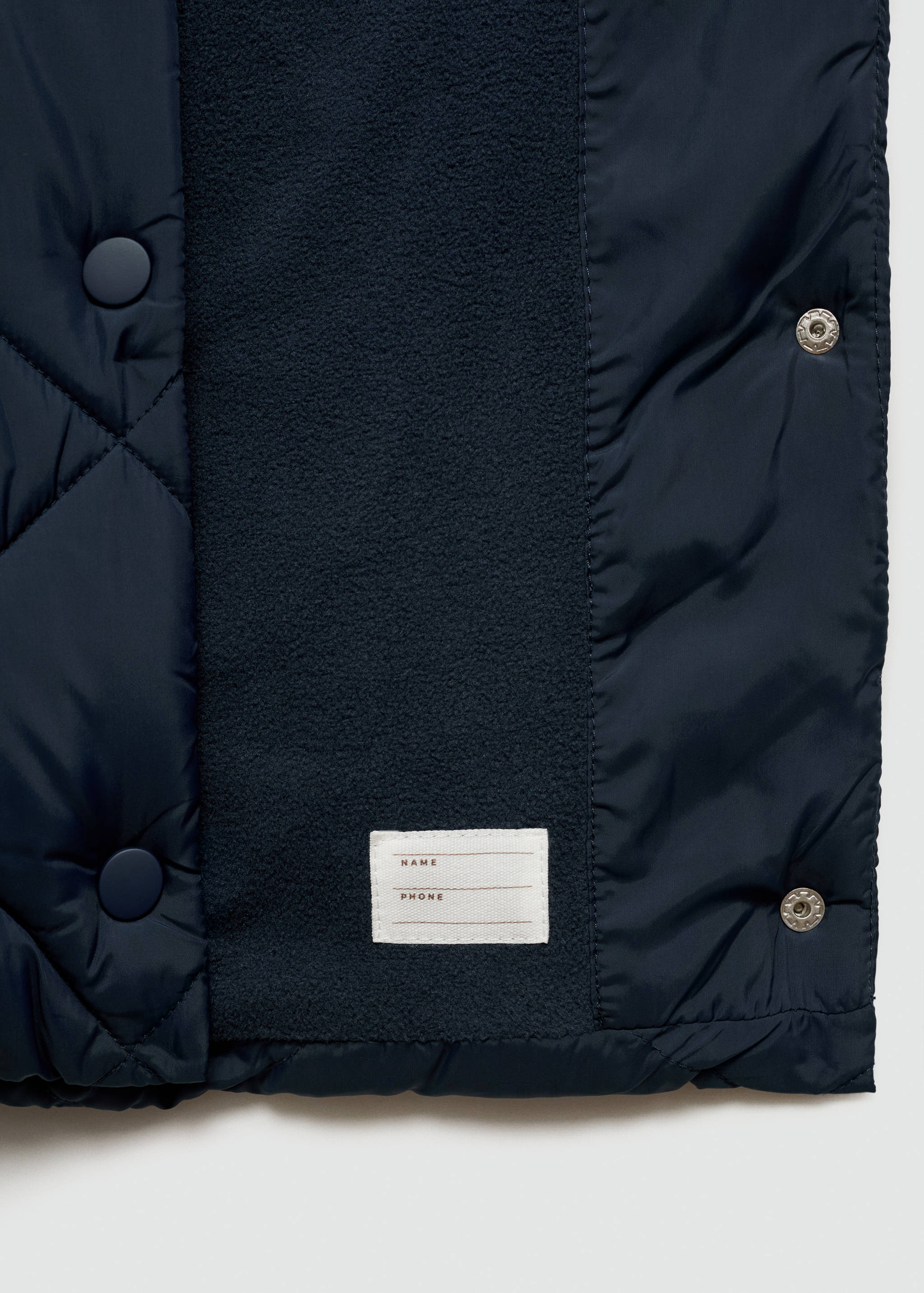 Long puffer vest - Details of the article 0