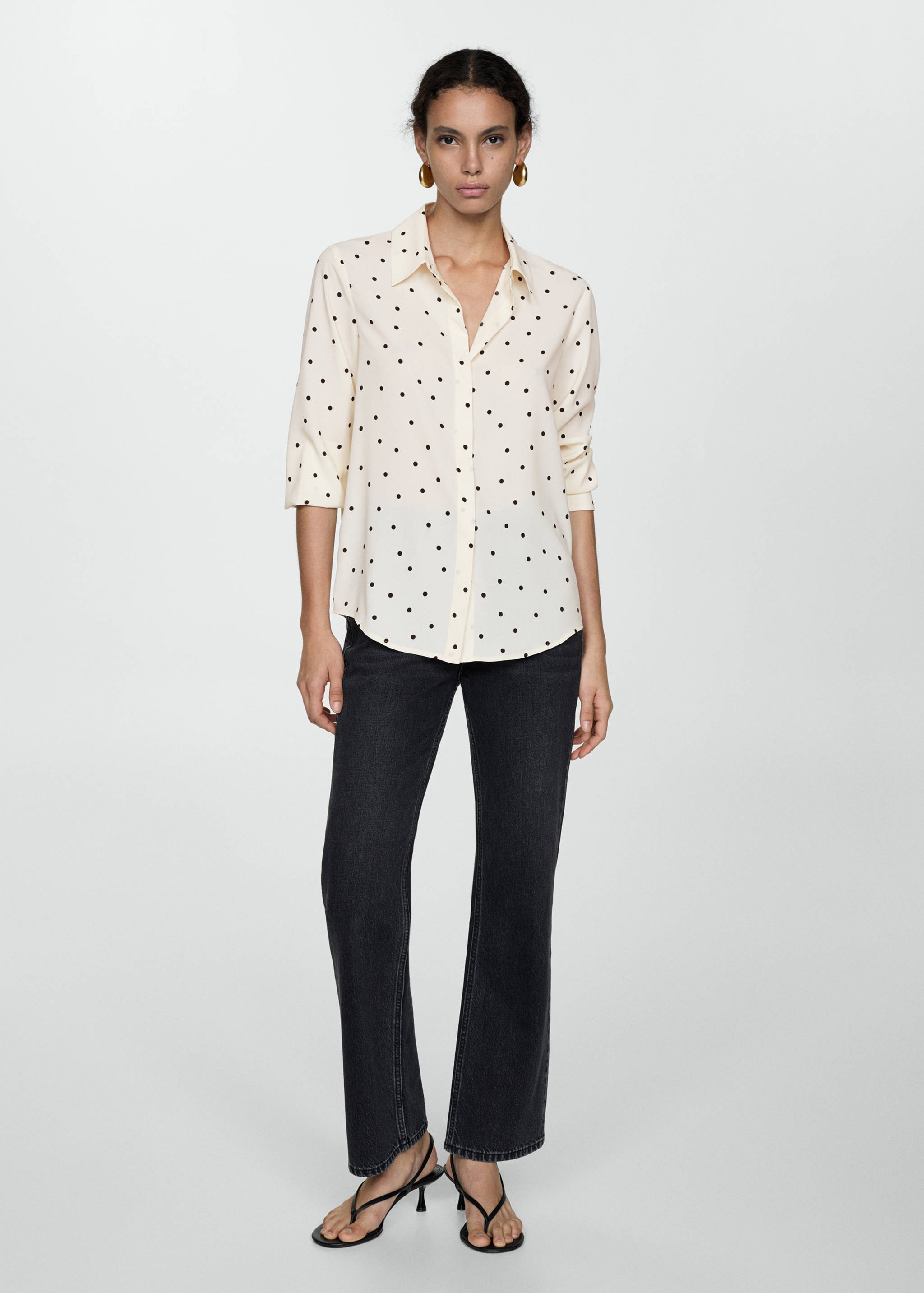 Chemise imprimée fluide - Plan général