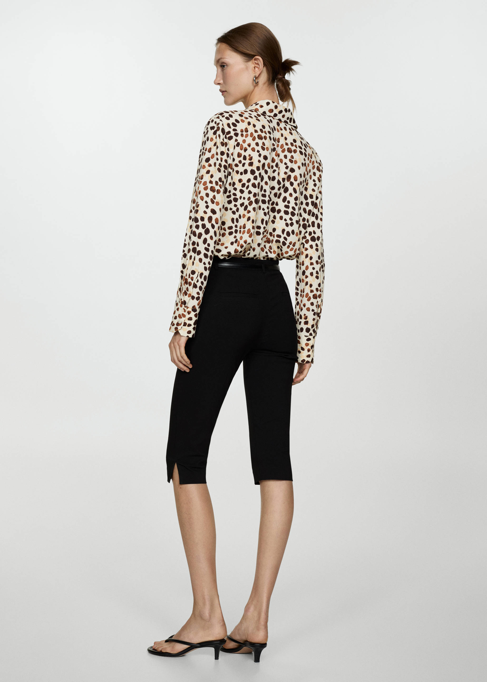 Chemise imprimée fluide - Verso de l’article