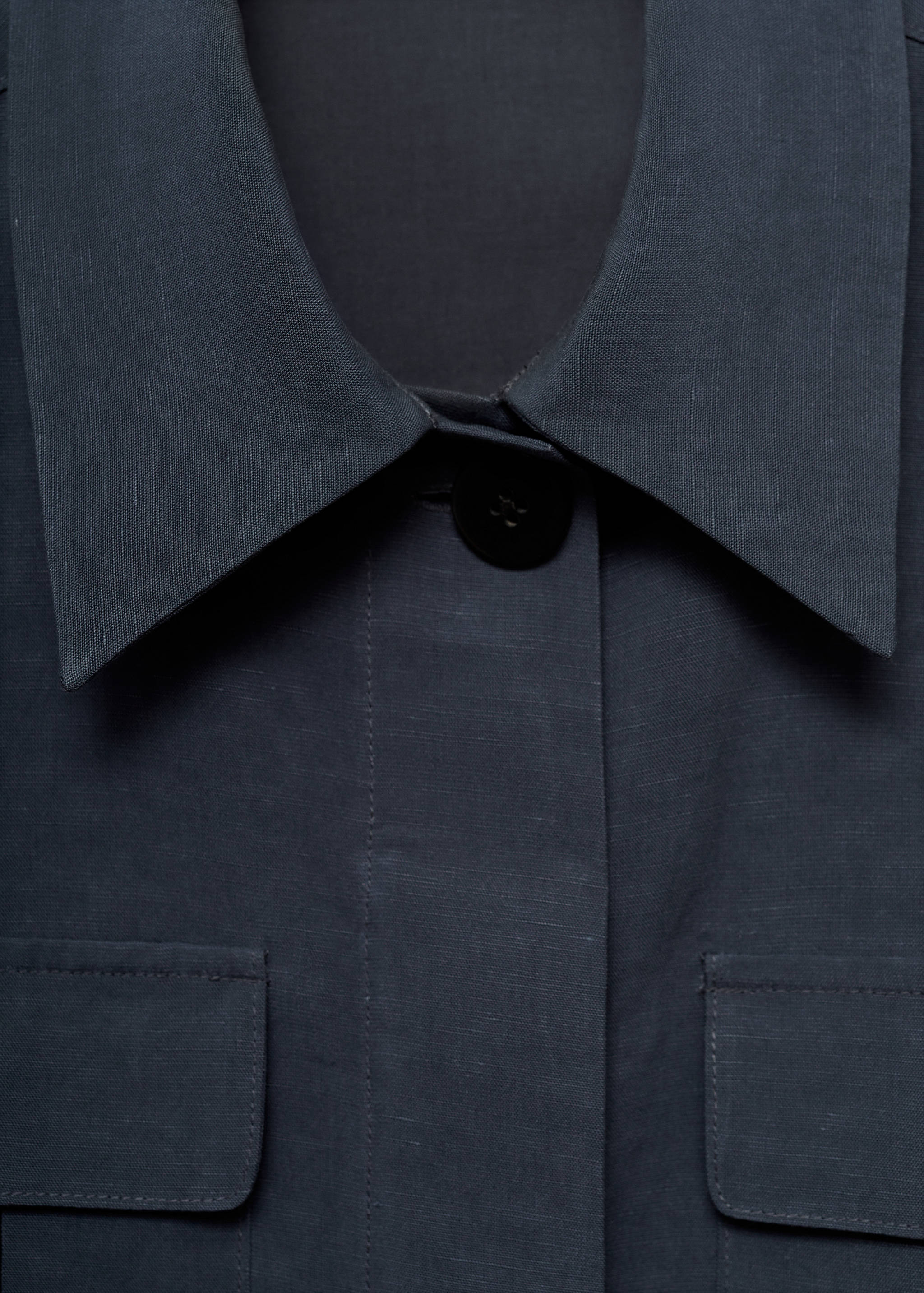 Lyocell cropped shirt - Details of the article 8