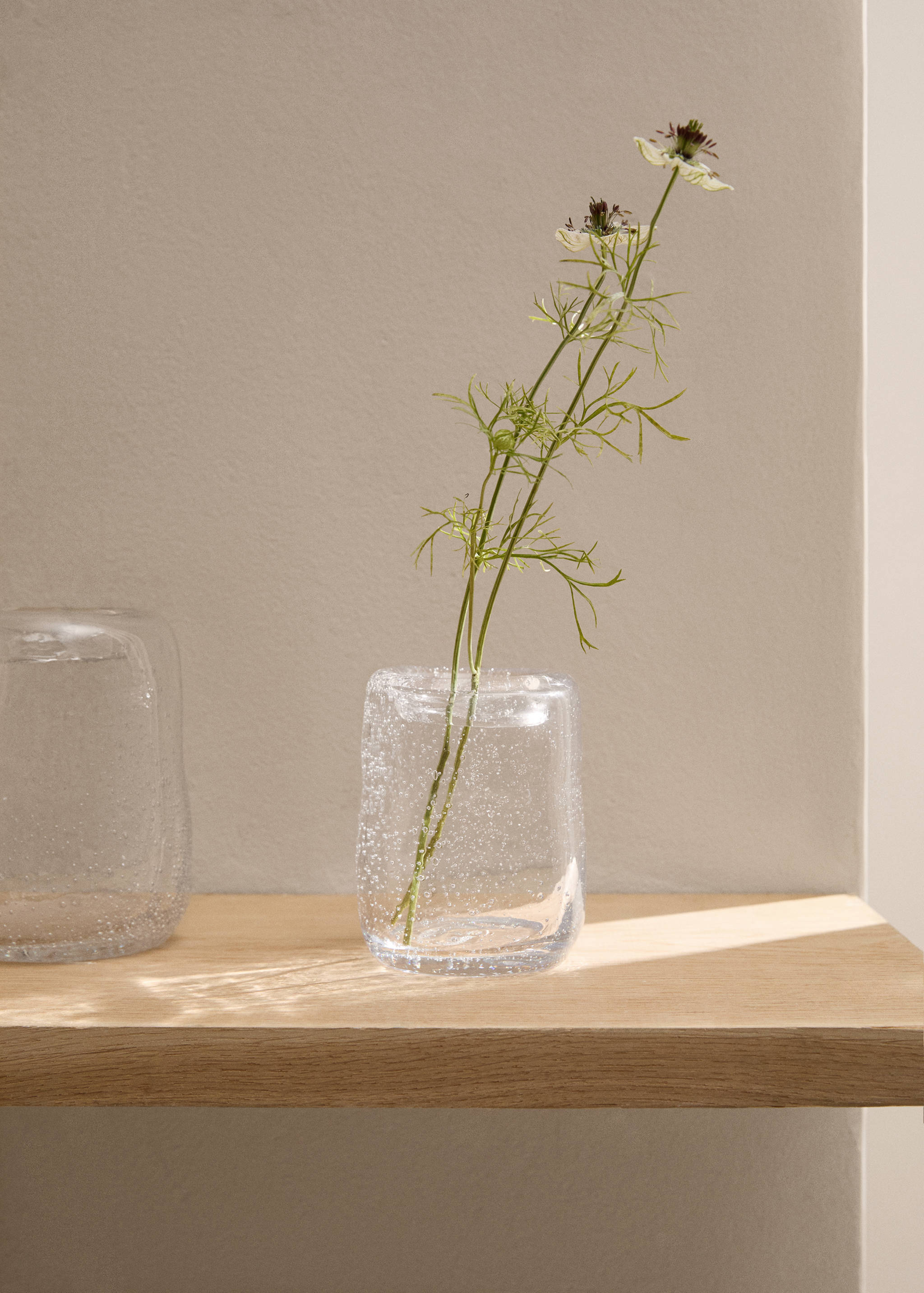 Βάζο γυαλί φυσαλίδες 9,5x12εκ - Γενικό πλάνο