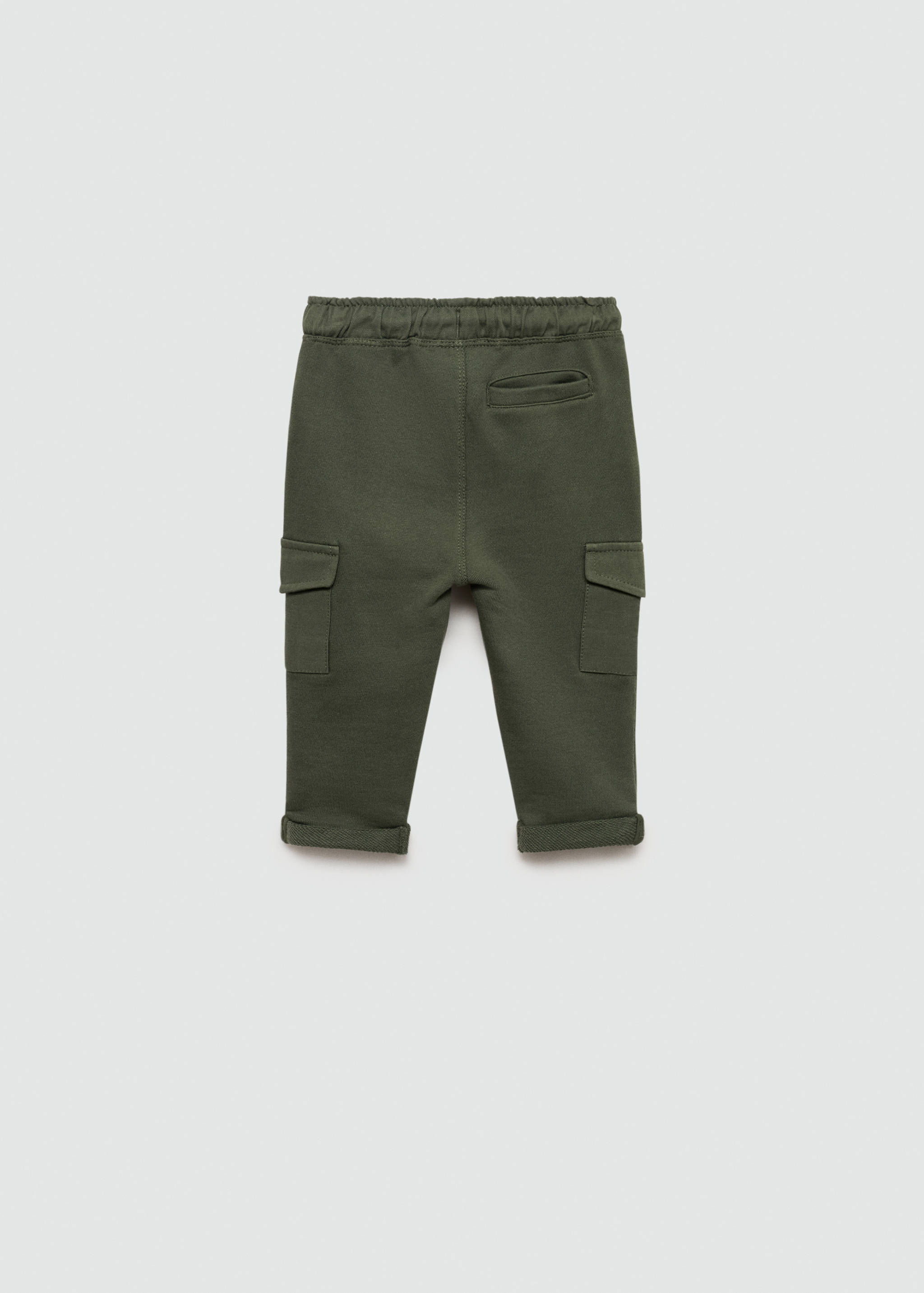 Jogger Pants im Cargo-Stil aus Baumwolle - Rückseite des Artikels